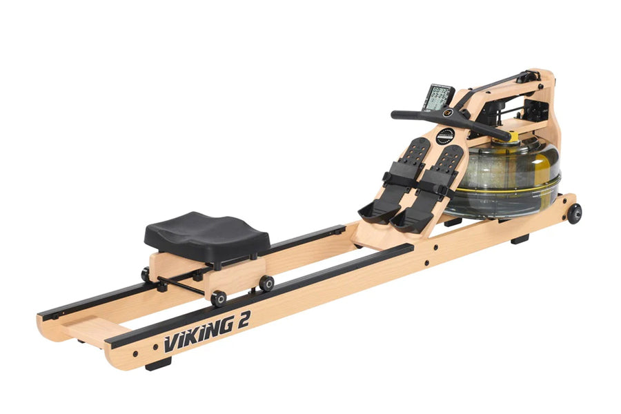 FluidRower Viking 2 Plus Select Fluid Rower - Premium Home Rowing Machine for Full Body Workout | Perfect for Indoor Fitness & Cardio Training