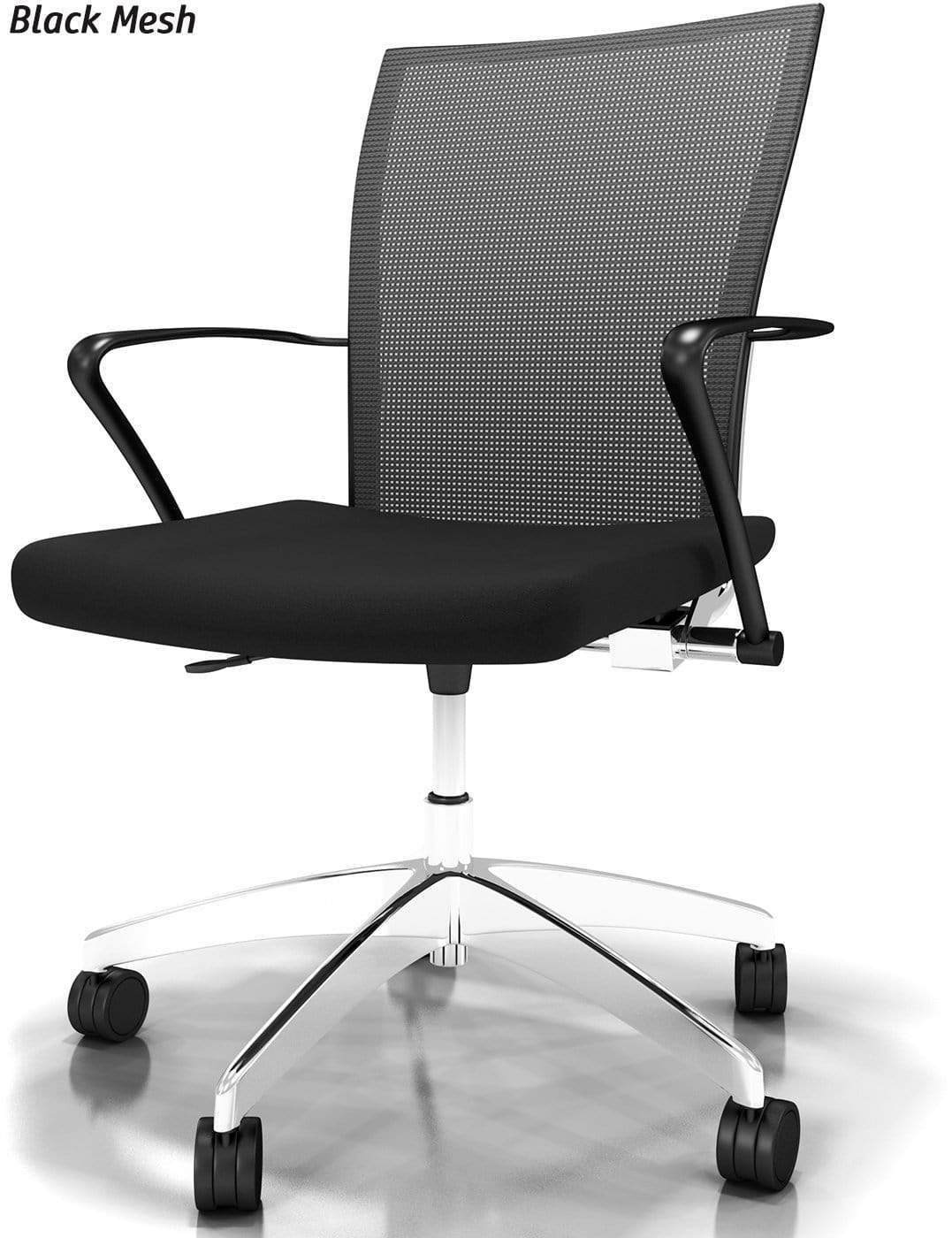 Safco Mayline Valore Mesh Task Chair [TSH3] - Ergonomic Office Chair with Breathable Mesh Back for Comfort & Support - Perfect for Home Office, Workstation & Conference Rooms