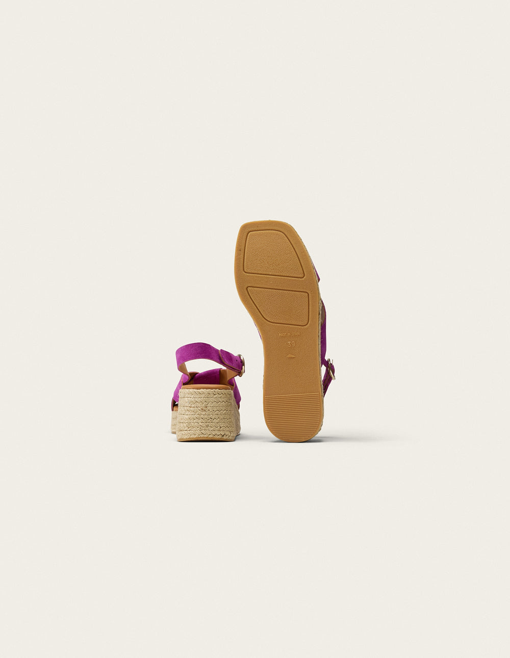 Women's Magenta Suede Espadrilles - Comfortable Summer Sandals for Beach, Vacation & Casual Outings
