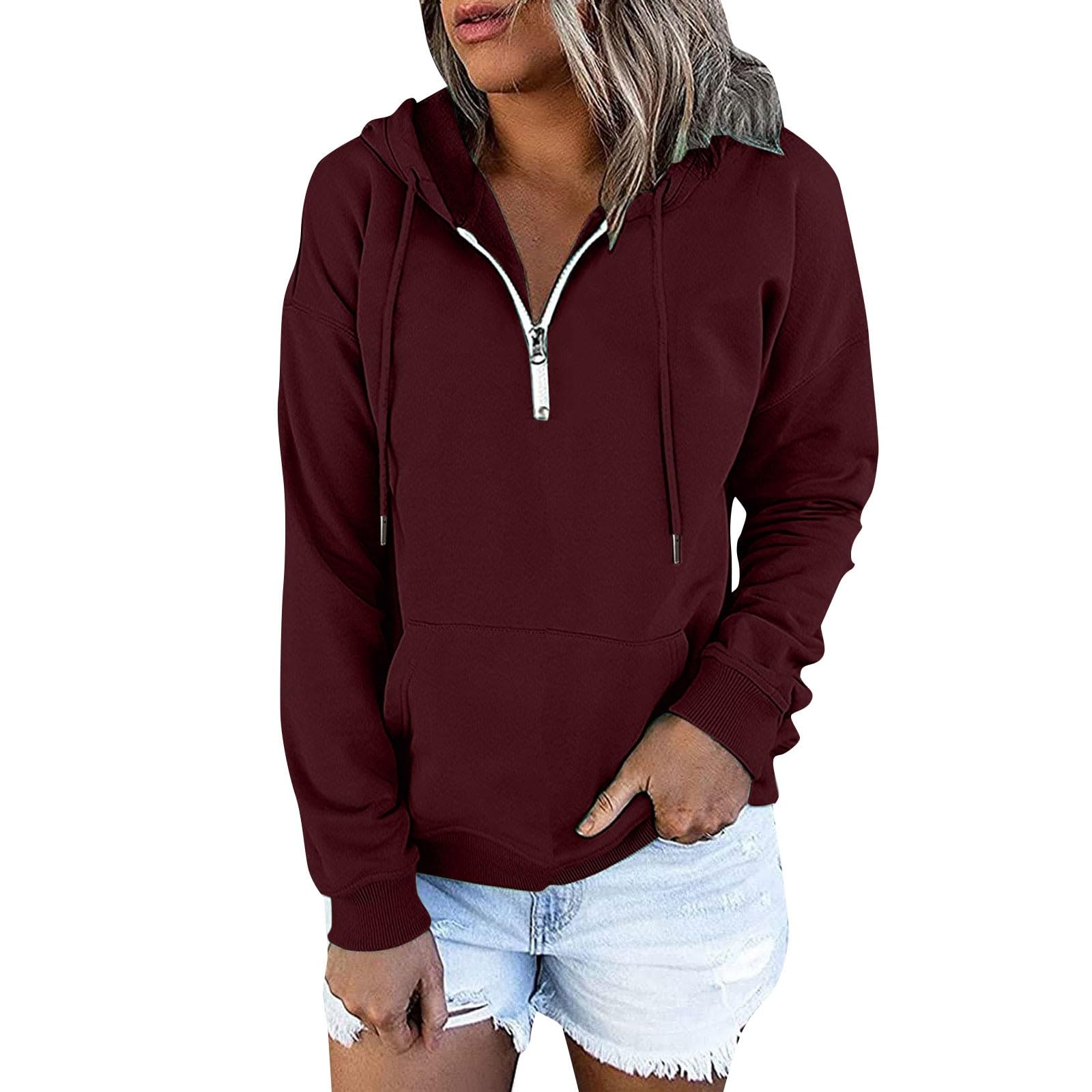 Trendy Fall Tops for Women 2023 - Long Sleeve Casual Shirts, Cute Y2K Hoodies & Sweatshirts | Perfect for Autumn Outfits, Layering & Streetwear Fashion
