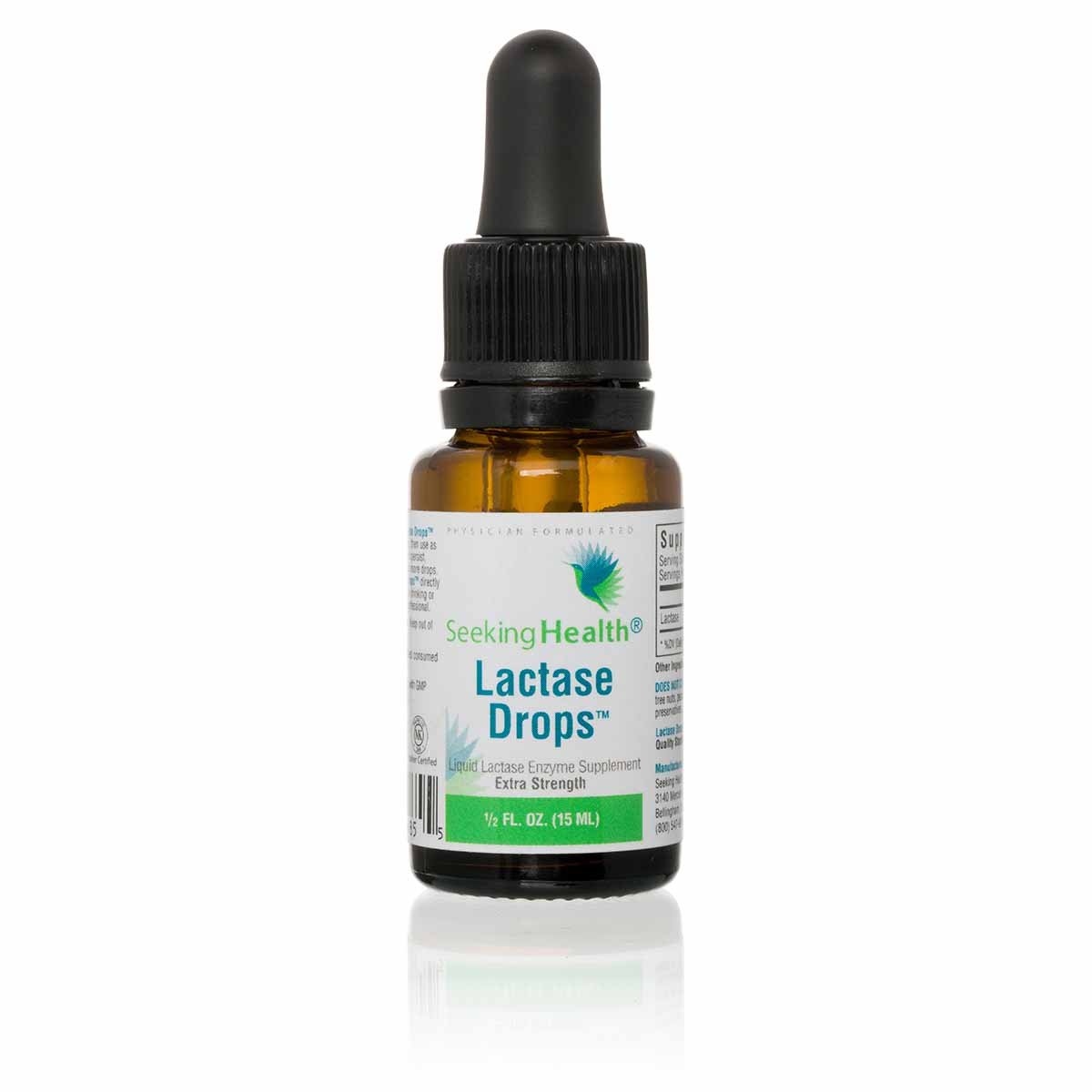 Best Lactase Drops for Lactose Intolerance - 0.5oz Digestive Enzyme Supplement - Helps Break Down Dairy for Easier Digestion - Perfect for Milk, Cheese & Ice Cream Lovers