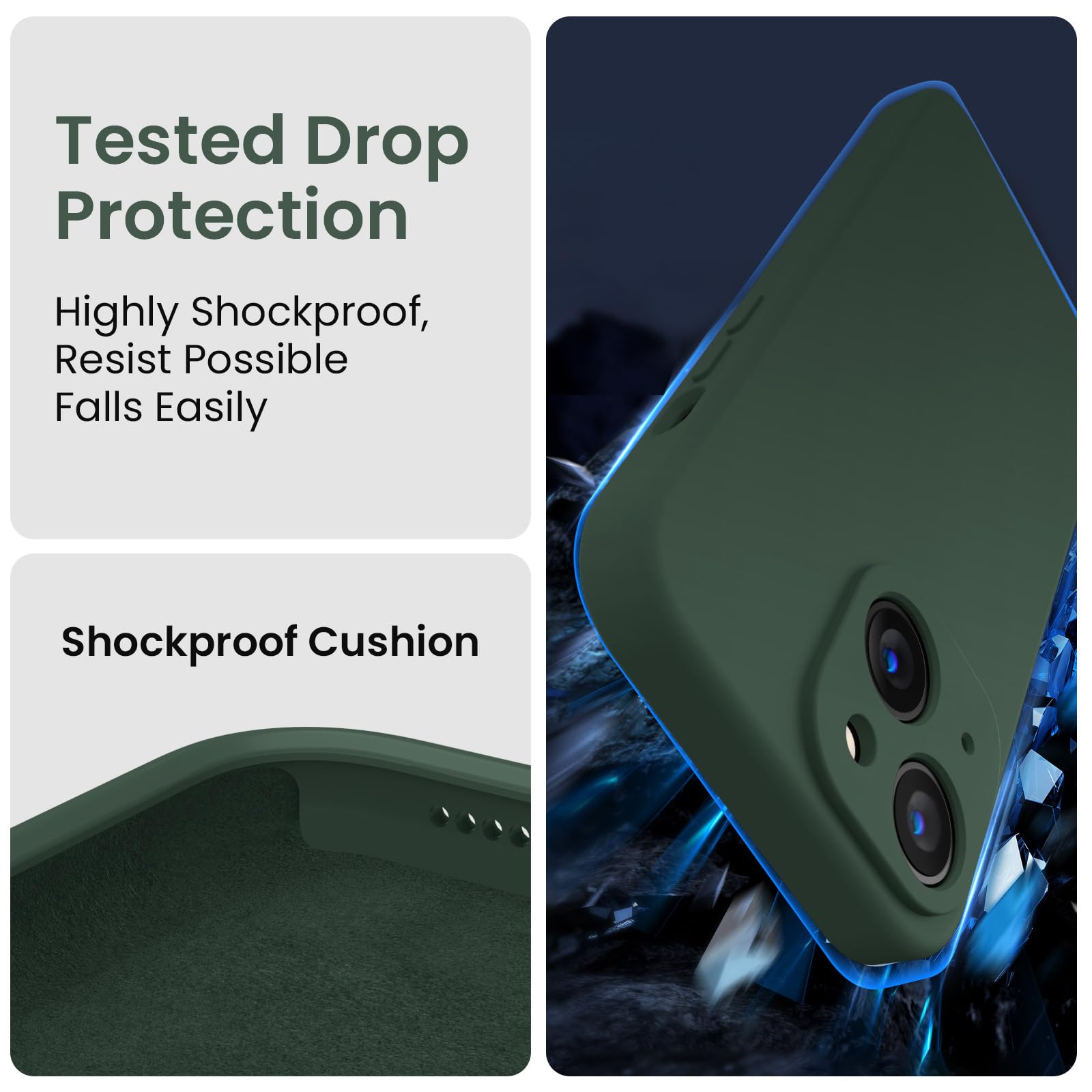 FireNova Premium Silicone iPhone 15 Case (6.1