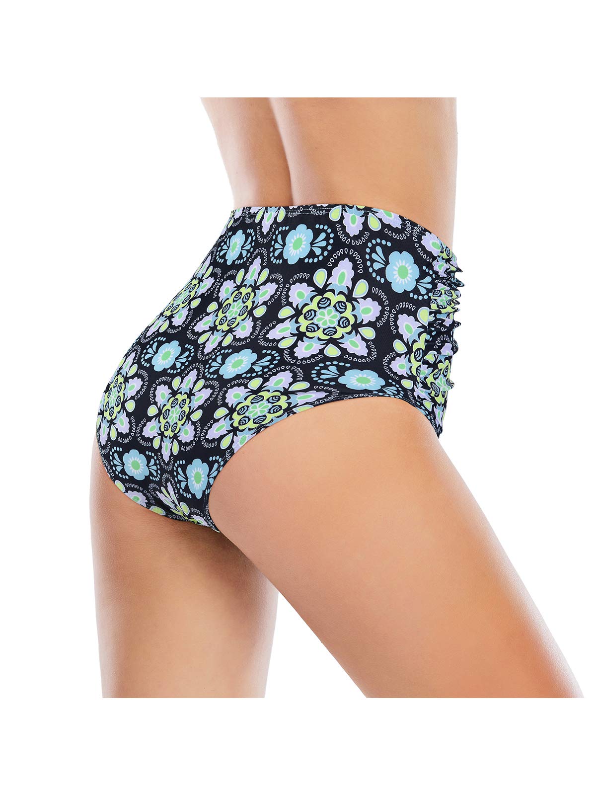 Century Star High Waist Bikini Bottom - Tummy Control Swimwear for Women | Beach & Pool