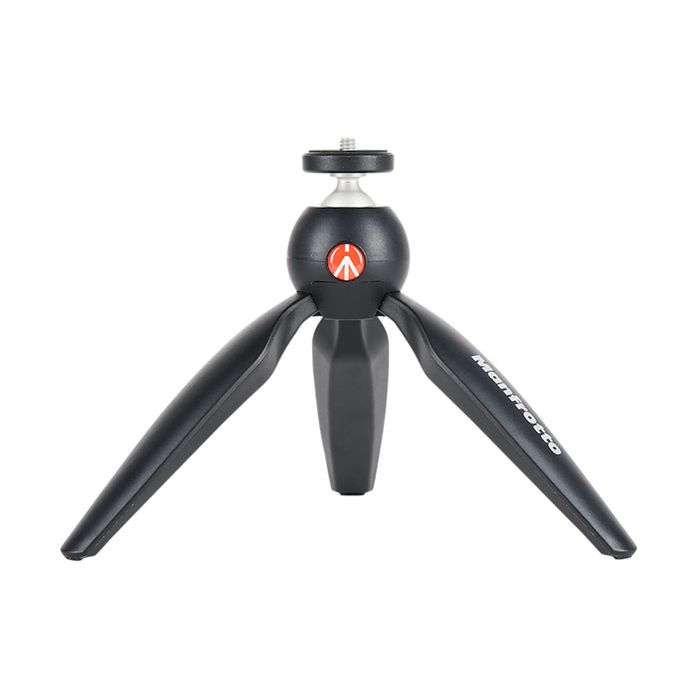 Manfrotto Pixi Mini Tripod Mii Black - Compact Portable Tripod for Smartphones & Cameras - Perfect for Travel, Vlogging & Photography