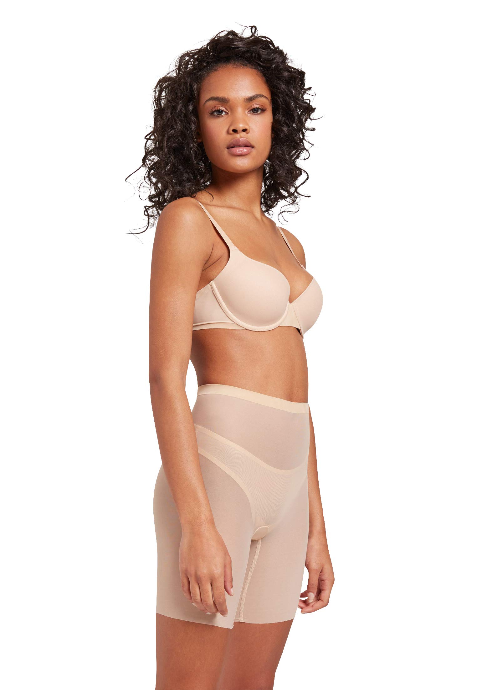Wolford Women's Tulle Control Shorts - High Waist Shaping Underwear for Smoothing & Slimming - Perfect for Dresses, Skirts & Formal Wear