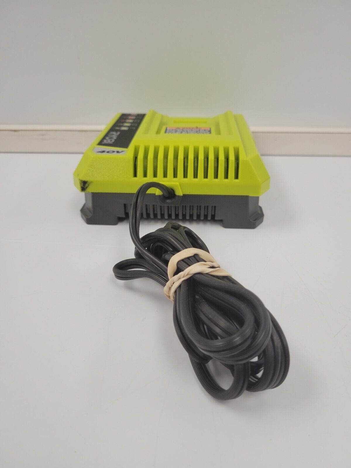 Ryobi OP401 18V Lithium-Ion Battery Charger for One+ Power Tools - Fast Charging for Drills, Saws & Outdoor Equipment