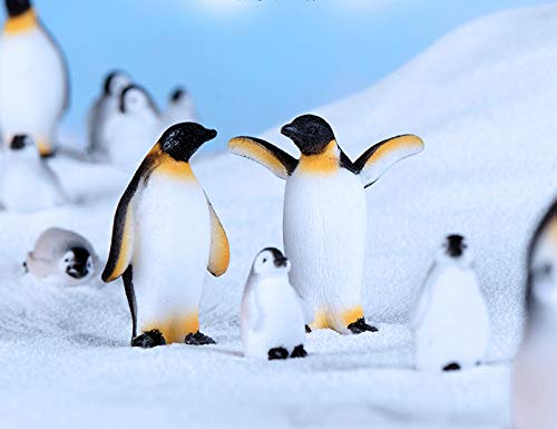 8PCS Mini Penguin Figurines - Fairy Garden Decor, Miniature Animals for Plant Pots, Bonsai & DIY Crafts | Perfect for Fairy Gardens, Terrariums & Home Decor