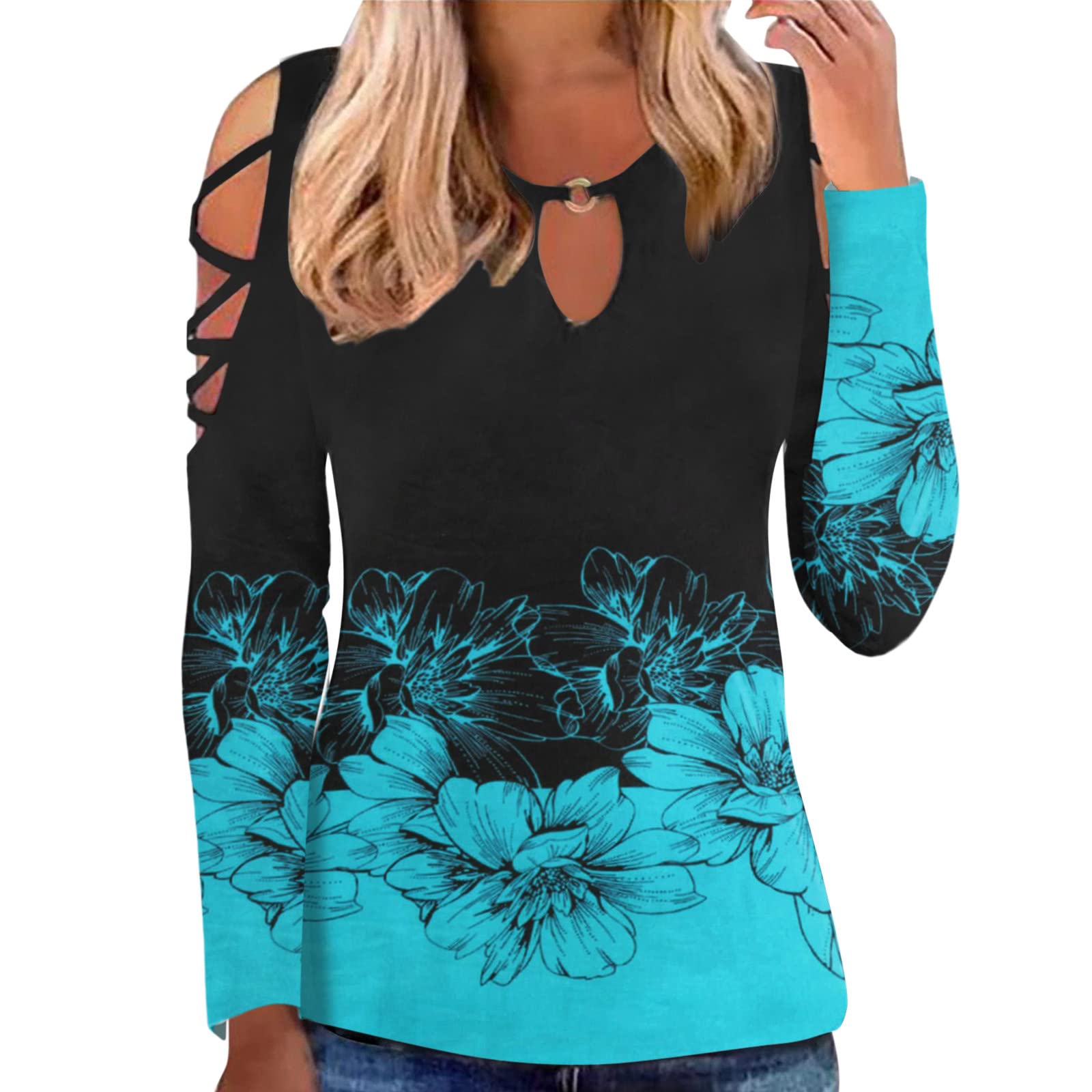 Women's Long Sleeve V-Neck Tunic Tops - Casual Fall Blouses for Women & Teen Girls | Perfect for Office Wear, Date Nights & Autumn Layering