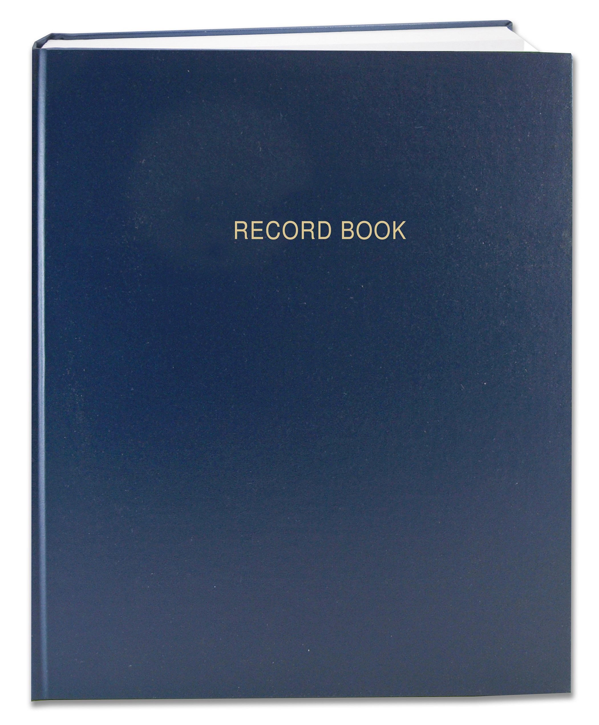 BookFactory Blue Hardbound Record Book - 8