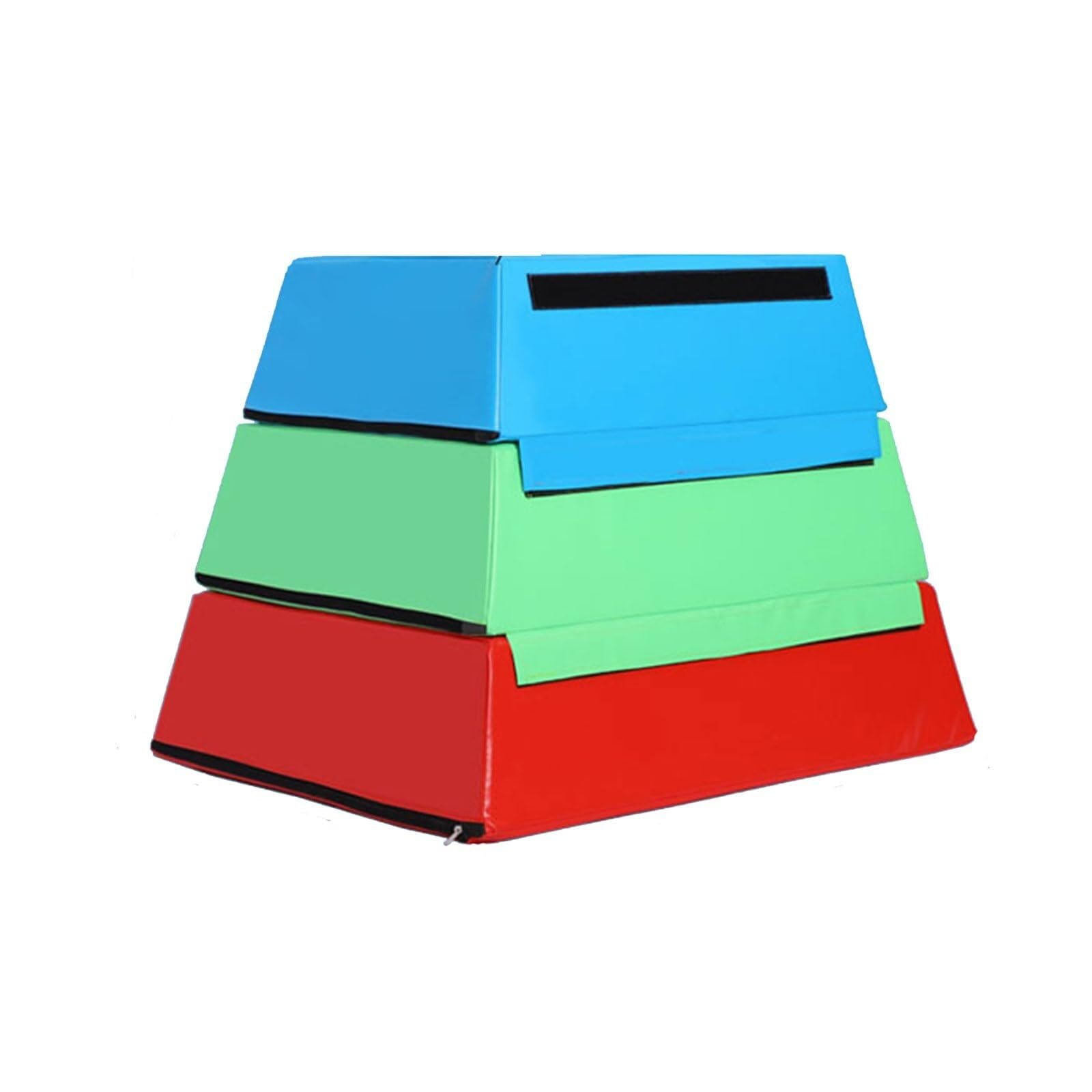 AMAZWI Kids Jumping Trainers - Soft Foam Plyometric Box Set for Fitness Training, Stackable Foam Jump Boxes for Home, Kindergarten & School - Perfect for Indoor Exercise, Agility Drills & Fun Playtime