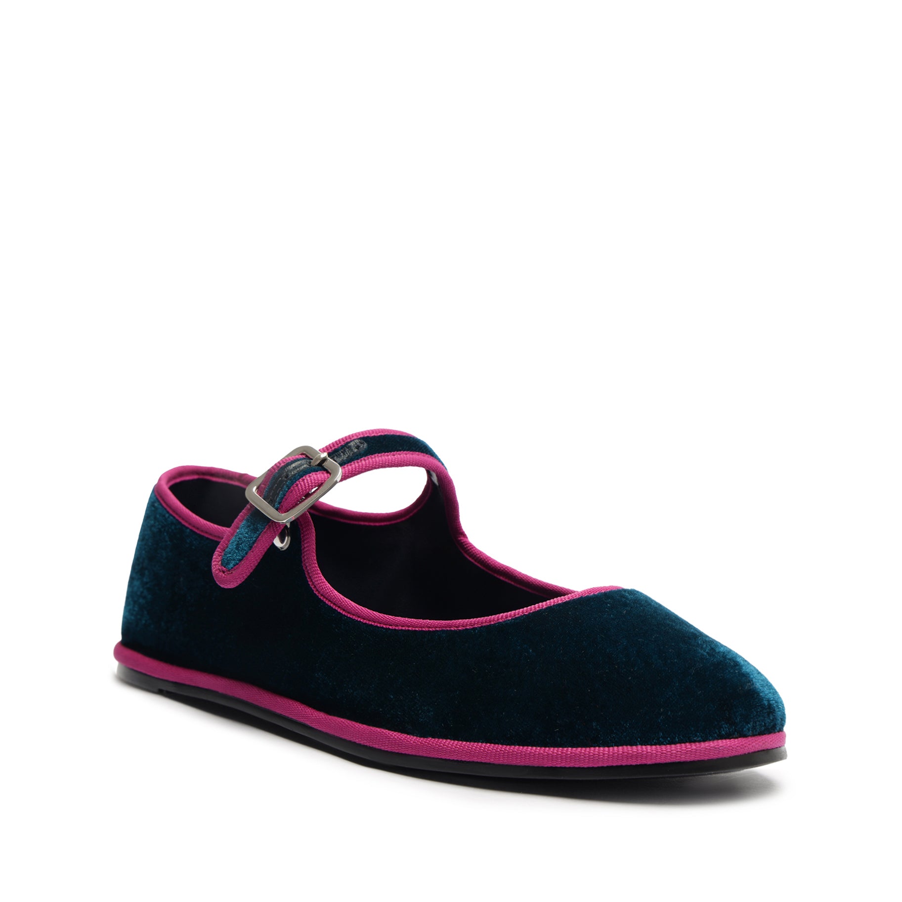 Clarissa Velvet Flat Shoes for Women - Comfortable Slip-On Loafers for Casual Wear, Office & Travel | Soft & Stylish Vegan Velvet Material