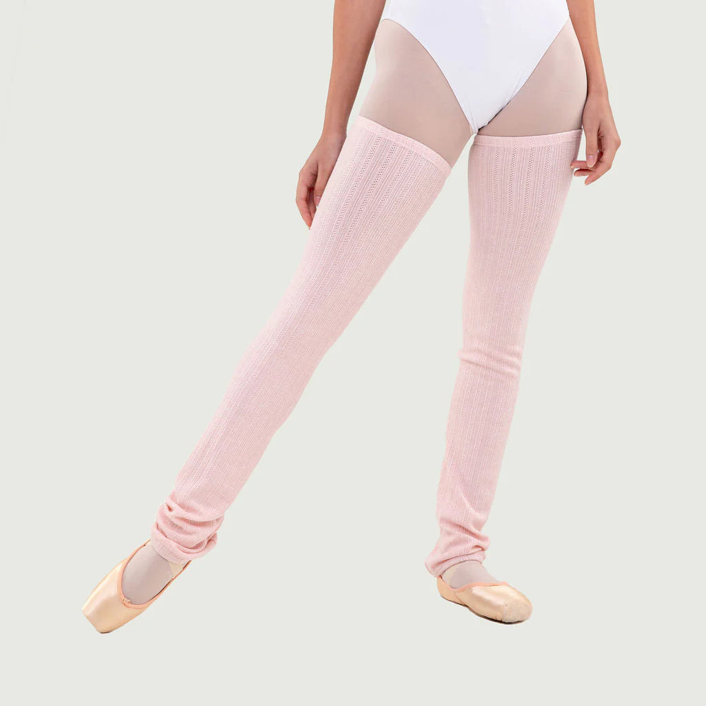 Bullet Point Long Leg Warmers for Women - Cozy Knit Leg Warmers for Dance, Yoga & Winter - Trendy Fashion Leg Warmers for Workout & Cold Weather