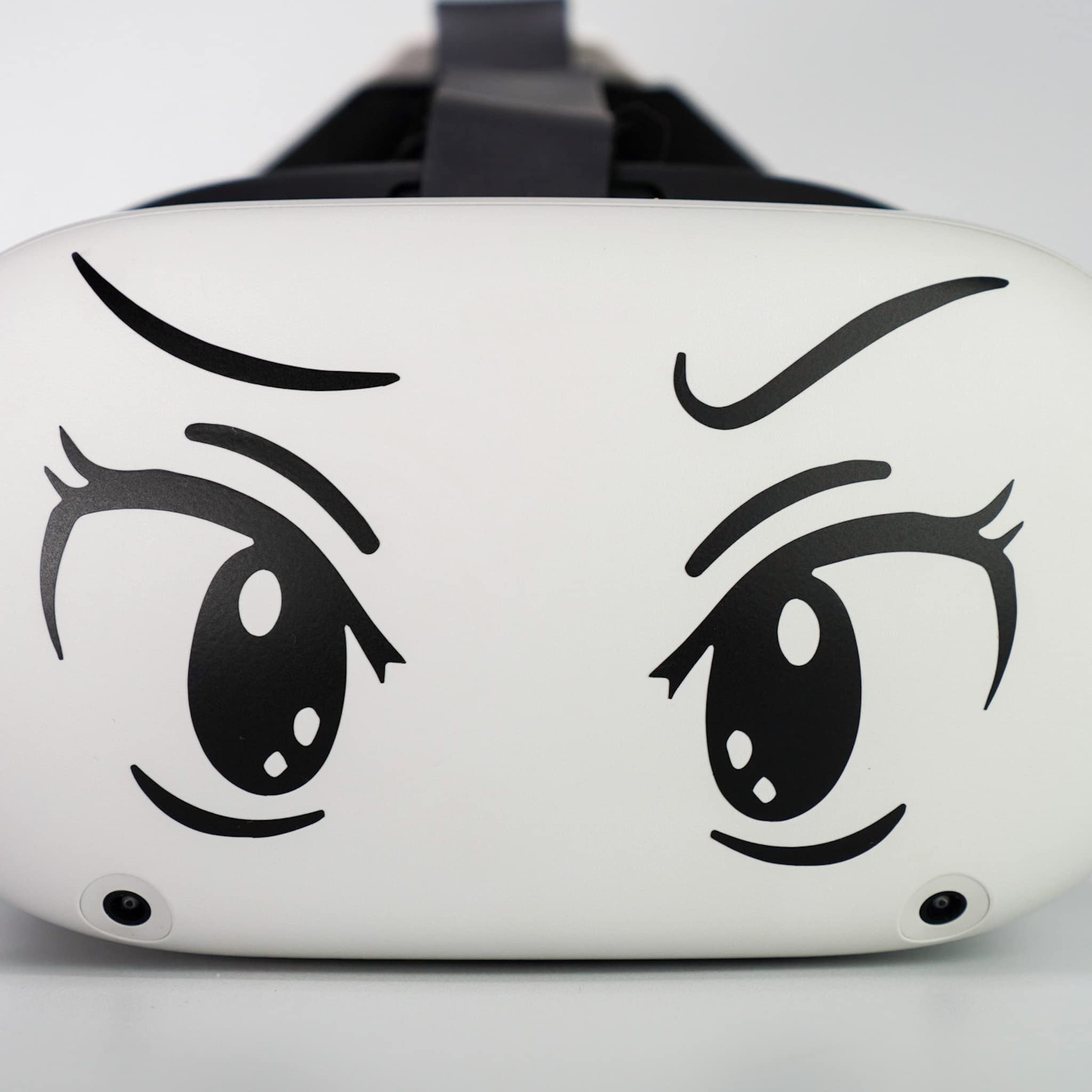 CloudCave Anime Eye Vinyl Stickers - Removable Decal for Oculus Quest 2, PSVR 2 & VR Headsets - Waterproof Anime Stickers for Laptop, Car, Wall Decor - Perfect for Gaming Setup & Personalization