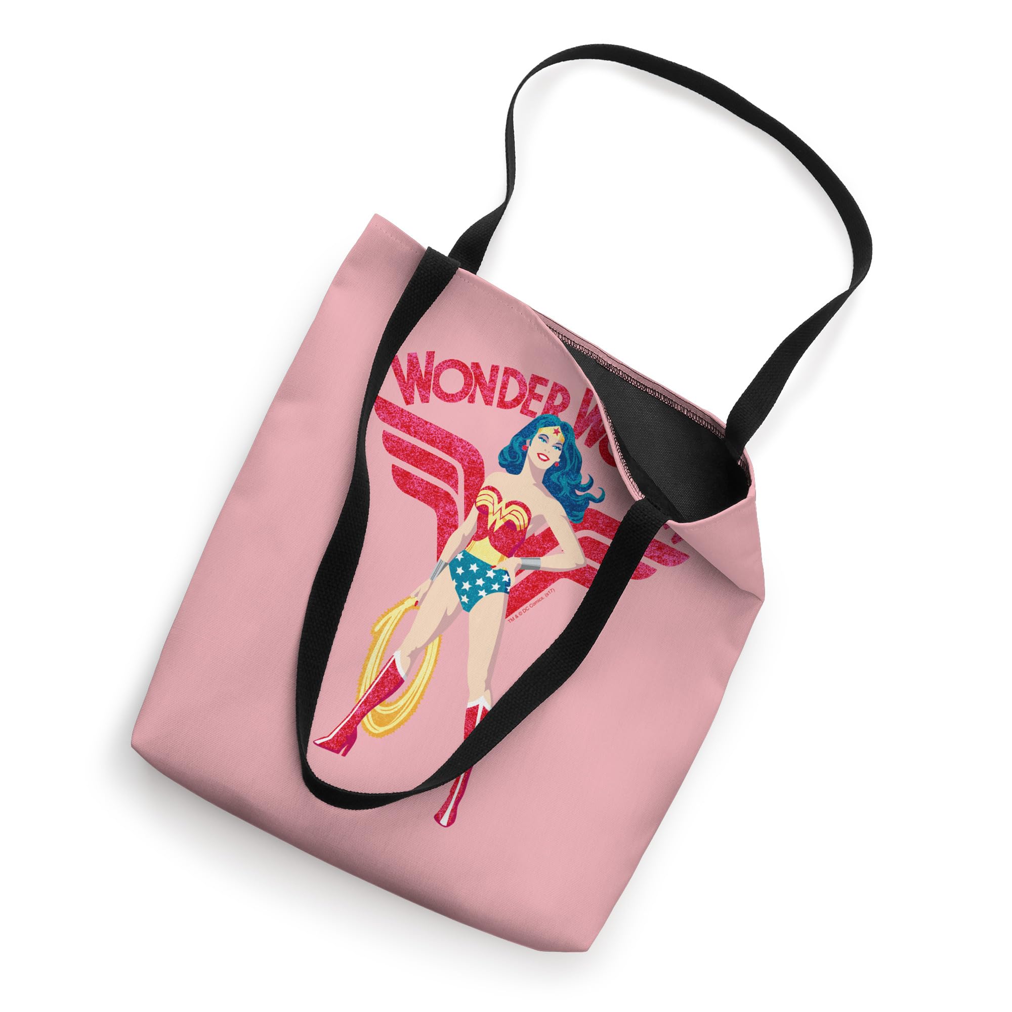 Wonder Woman Sparkle Tote Bag for Women - Glitter Superhero Handbag for Comic Fans, Cosplay & Everyday Use | Perfect for Work, Shopping & Comic Con Events