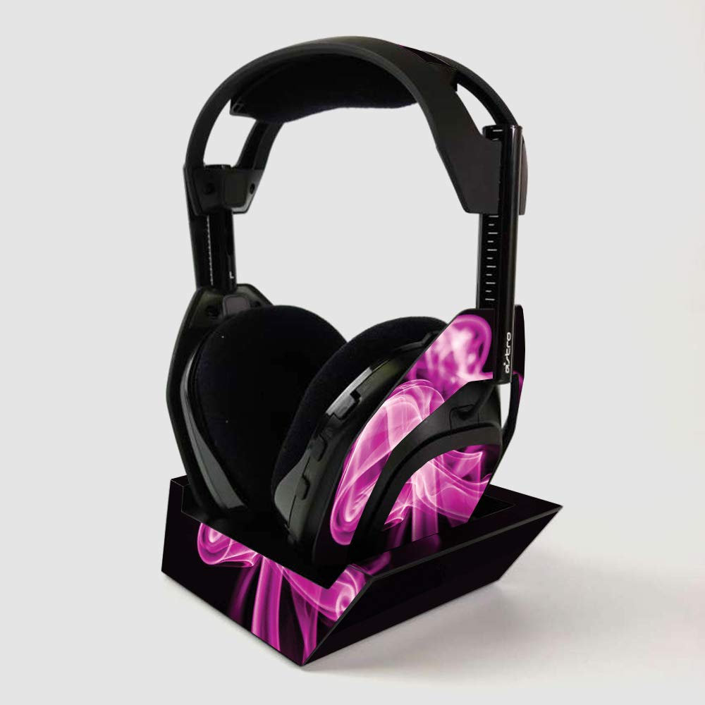 ASTRO Gaming A50 Wireless Headphone Skin & Base Station Cover - Pink Flames Vinyl Decal | Protective, Durable, Easy to Apply | Made in USA | Perfect for Gaming, Streaming & Travel Protection