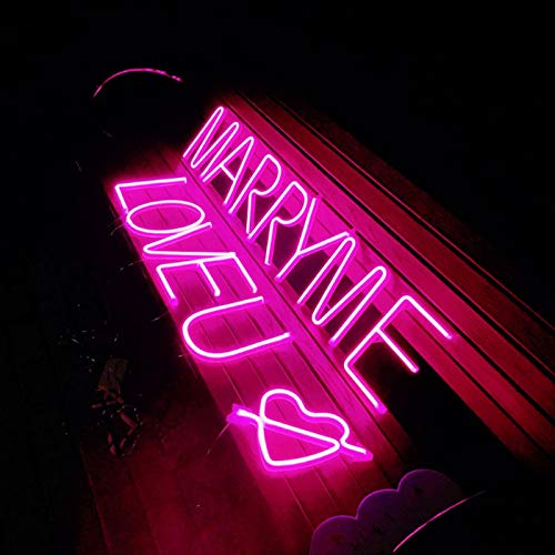 LED Neon Letter Sign - Customizable Alphabet A-Z & Numbers 0-9 Wall Decor, Pink Glow Light for Bedroom, Bar, Wedding, Party & Home Decoration