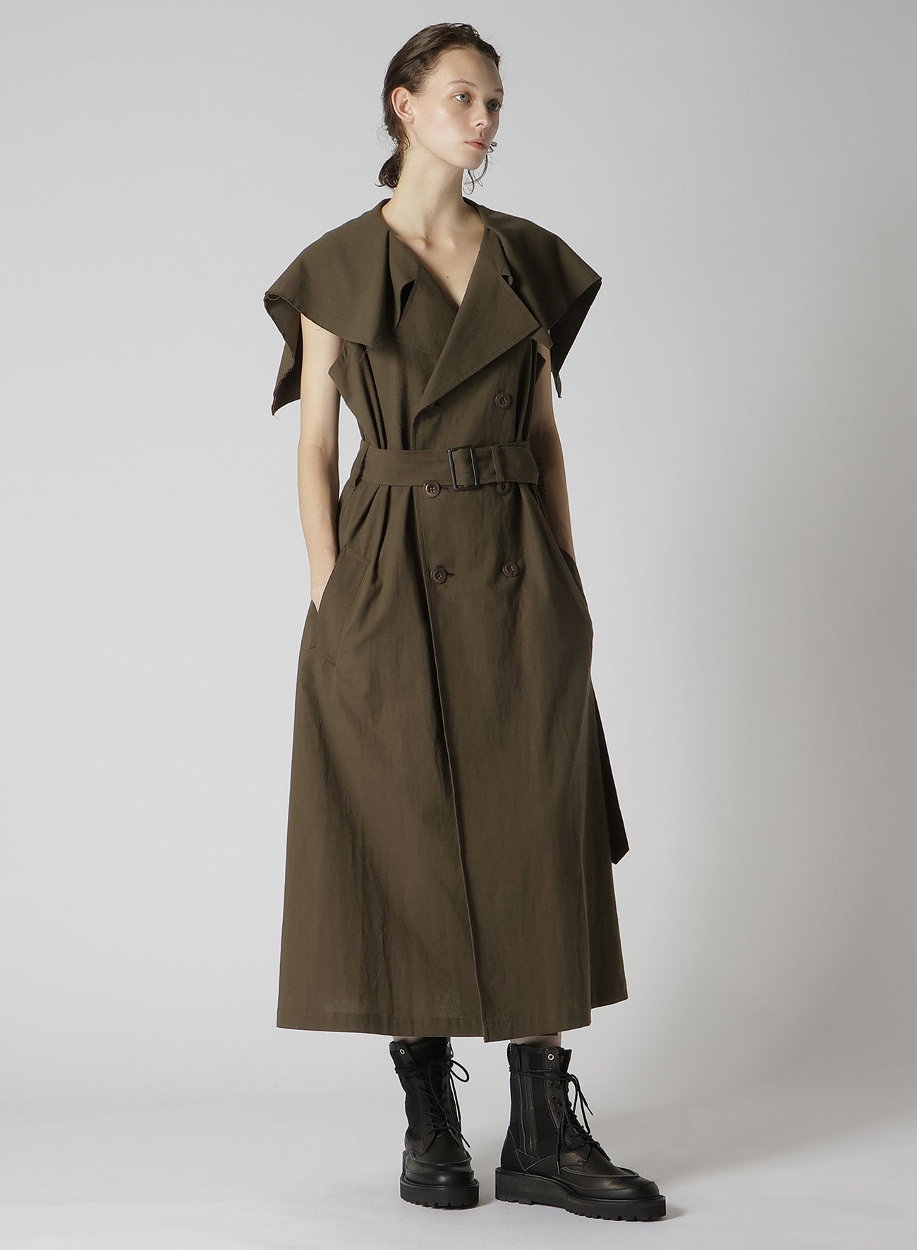 Stylish Cotton Flax Poplin Sailor Collar Coat for Women - Lightweight Summer Jacket for Casual Outings & Beach Cover-Up