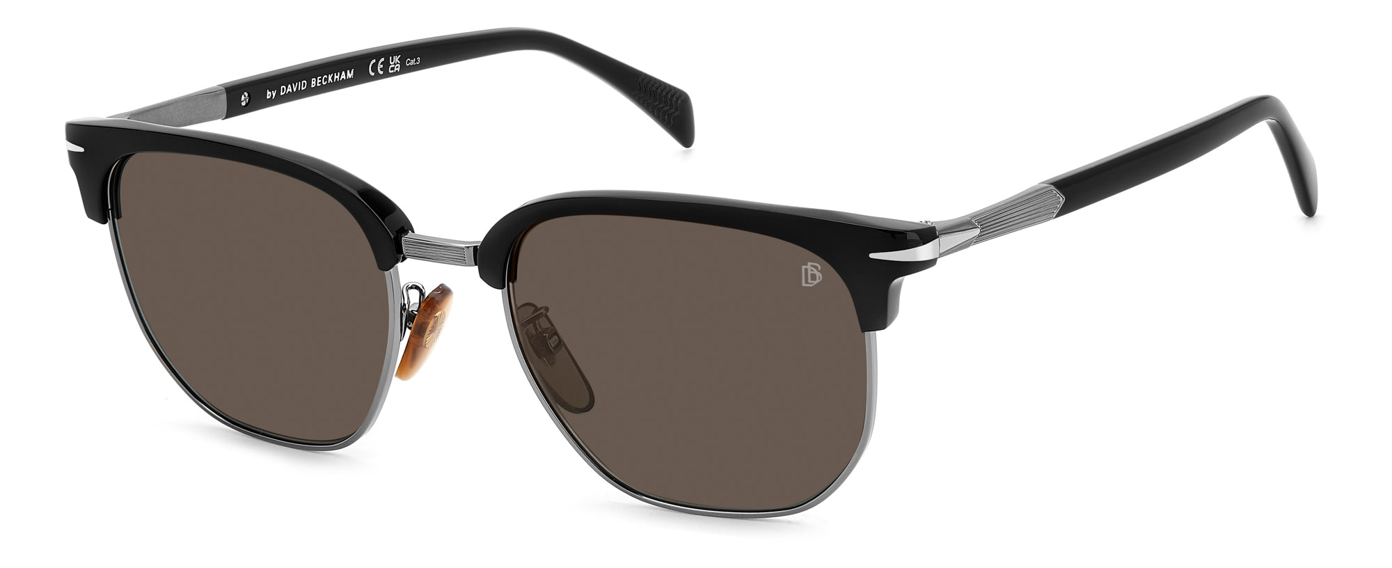 David Beckham DB1176/G/S Men's Sunglasses - Polarized UV Protection Aviator Style for Driving, Outdoor Sports & Fashion