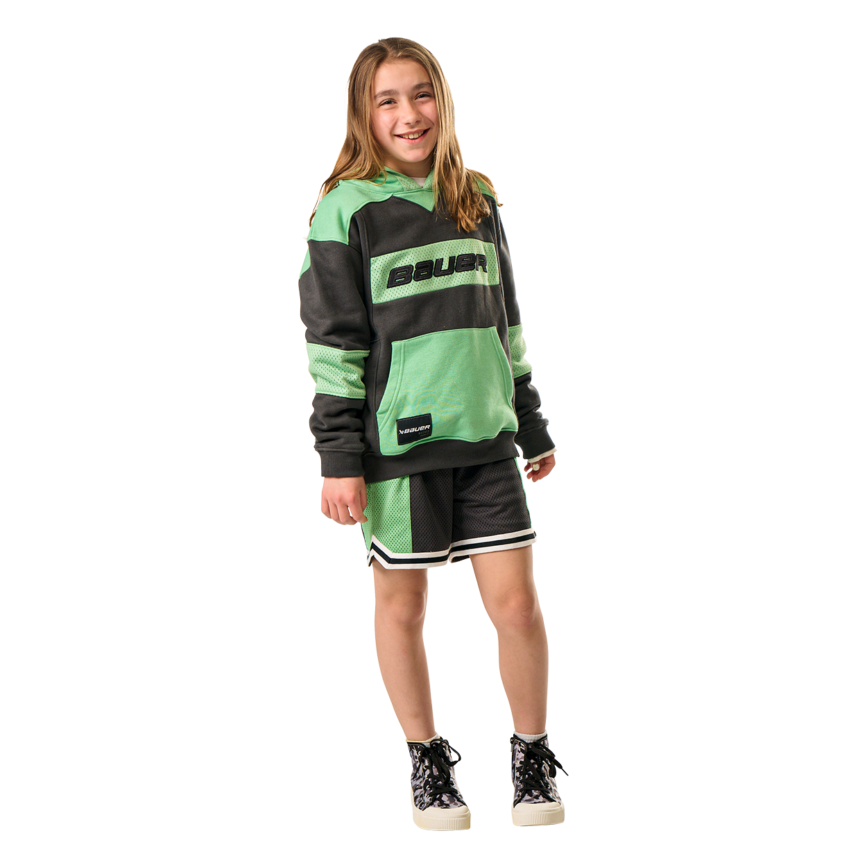 Bauer In The Crease Youth Hockey Hoodie - Warm & Comfortable Pullover for Ice Hockey Players & Fans - Perfect for Games, Practices & Casual Wear
