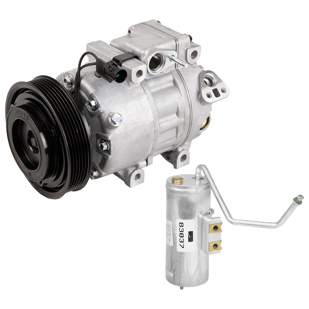 New AC Compressor with A/C Drier for 2006 Kia Magentis & Optima - BuyAutoParts 60-86521R2 | Perfect for Summer Cooling & Auto AC Repair
