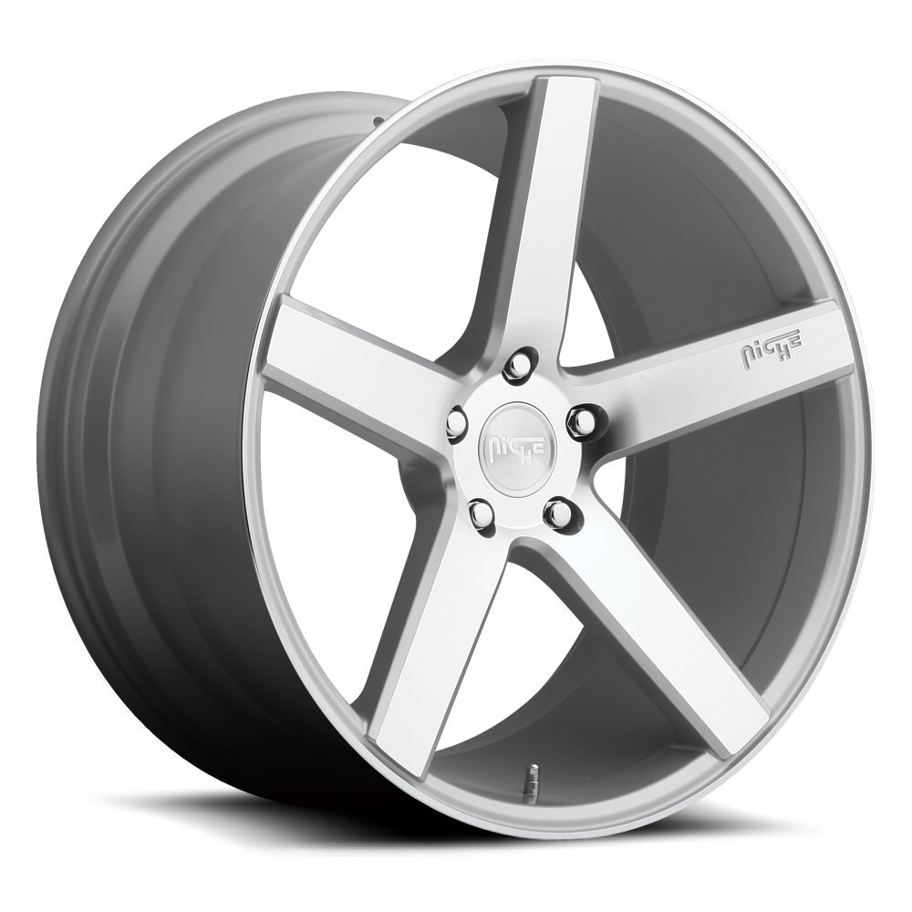 Niche M135 Milan 19x8.5 5x114.3 +35mm Silver Machined Face Alloy Wheel Rim - Perfect for Luxury Cars & Performance Vehicles