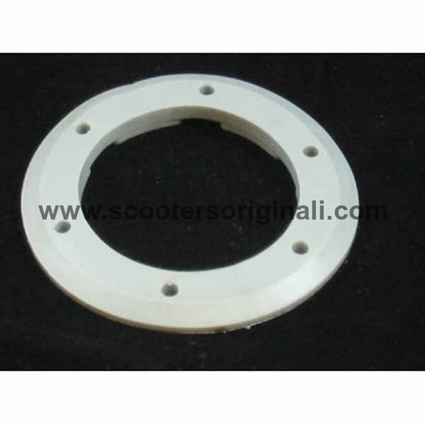 Vespa Horn Gasket - Large Beveled Edge for 1960s Scooters - Durable Grey Replacement Part - Perfect for Vintage Vespa Restoration Projects