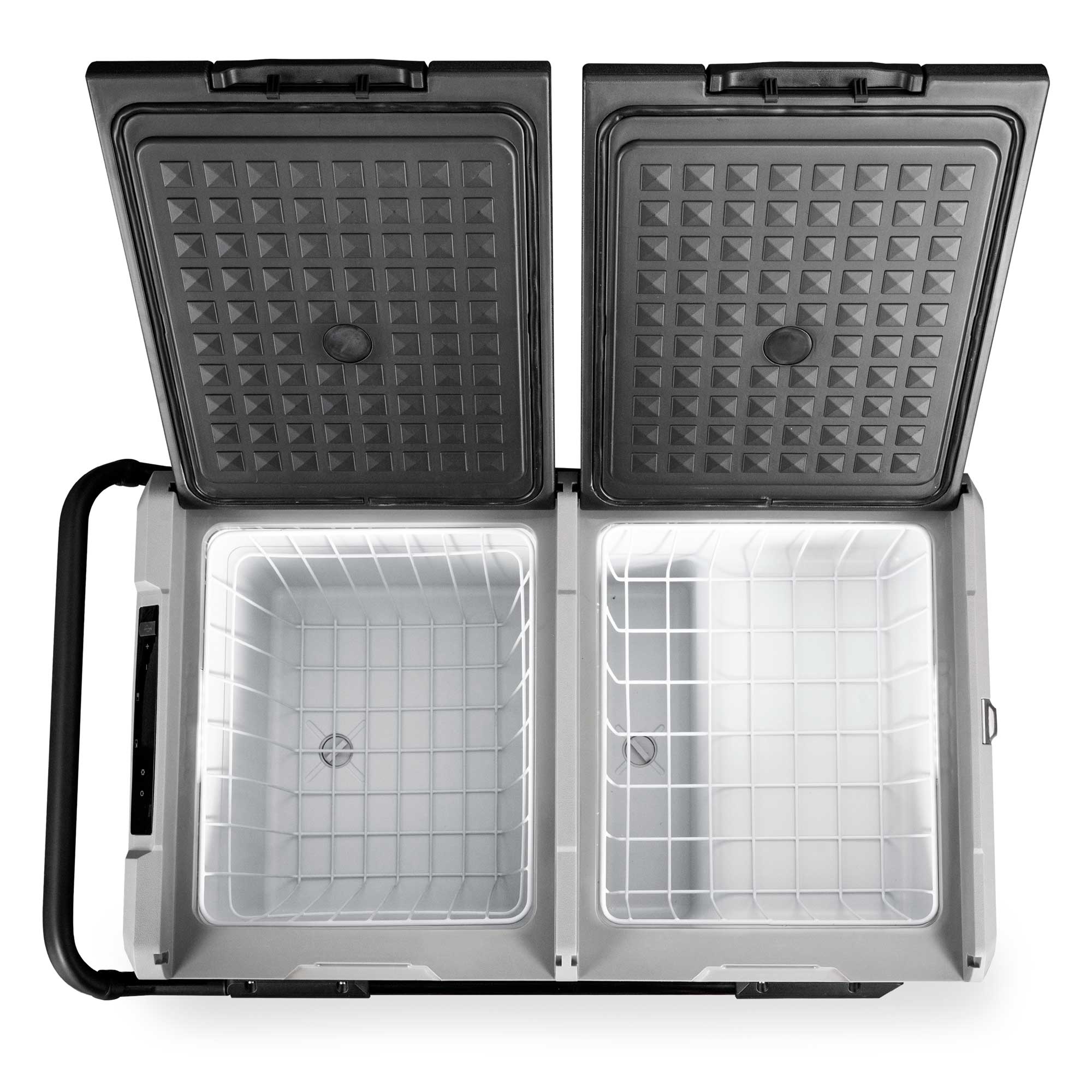 95L Portable Car Fridge Freezer - 12V/24V/230V Dual Zone Compressor Cooler for Road Trips, Camping & Outdoor Adventures - DL135 Model