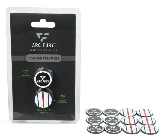 12-Pack Golf Ball Marker Set - Premium Golf Accessories for Men & Women - Unique Golf Gifts for Putting Green - Perfect for Tournaments, Practice & Golf Enthusiasts