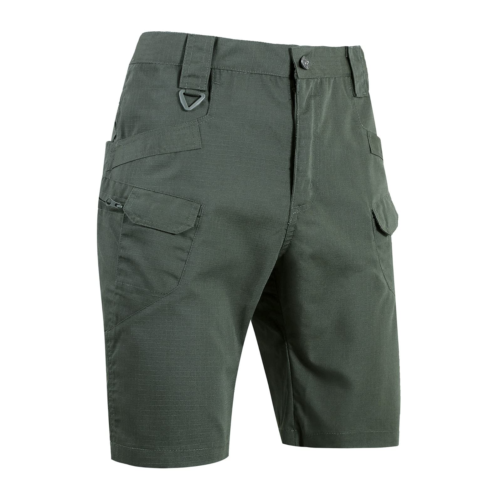 Men's Camouflage Cargo Shorts - Classic Twill Relaxed Fit Workwear Pants for Spring & Summer | Outdoor Hiking, Camping & Casual Wear