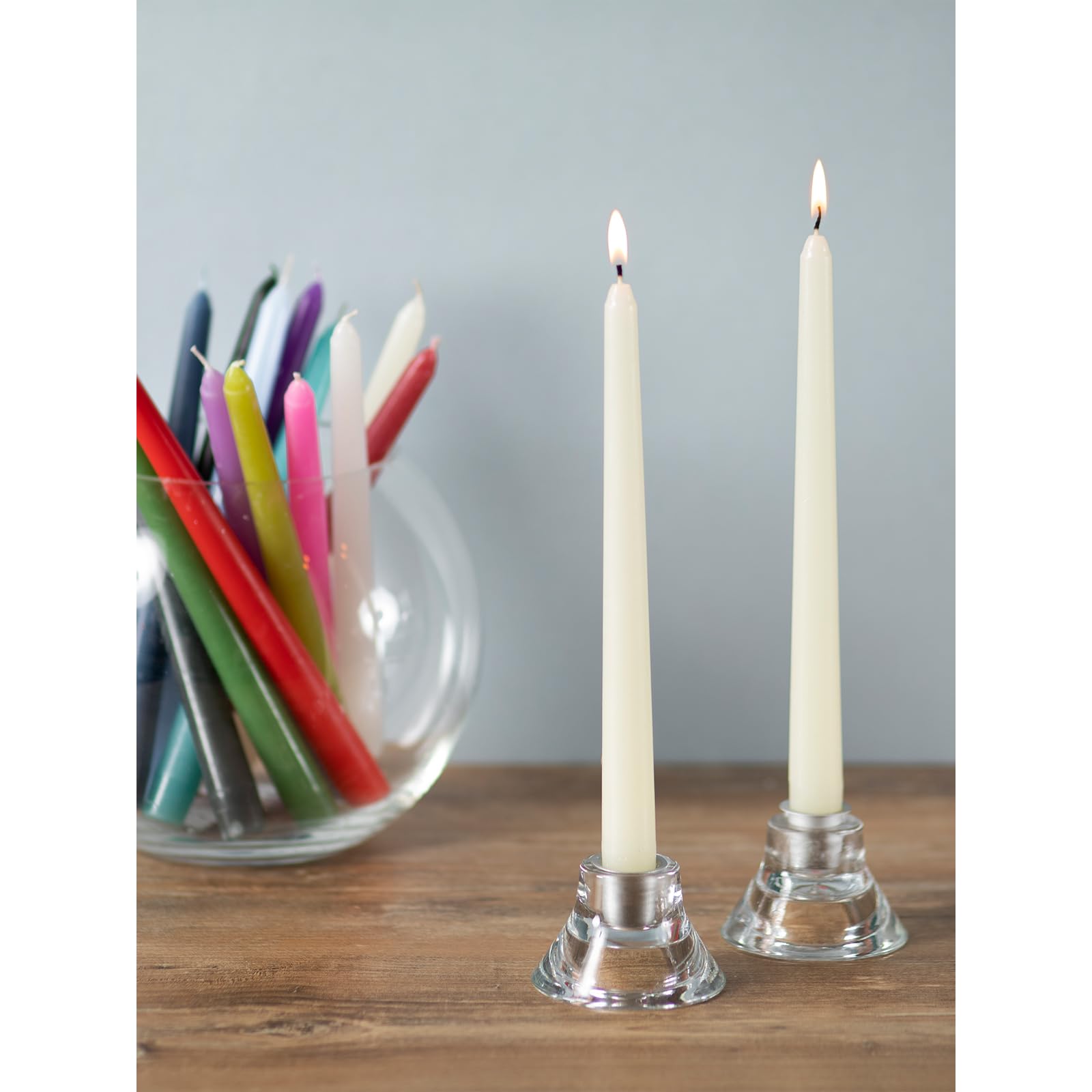 Ivory Taper Candles 10