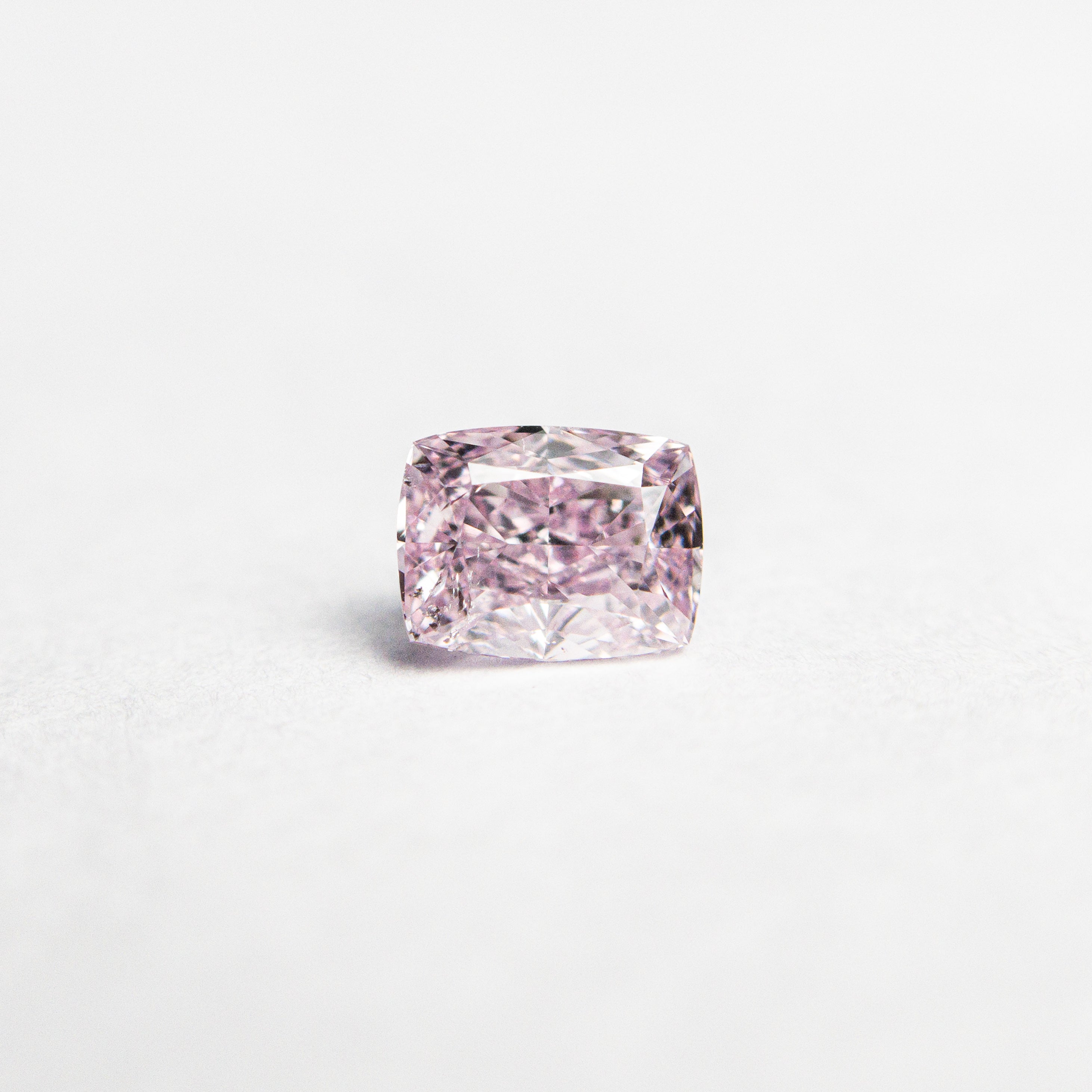 0.30ct GIA Certified Fancy Intense Purple Pink Cushion Cut Diamond (4.43x3.39x2.27mm) - SI2 Clarity | Engagement Ring, Wedding Jewelry & Special Occasion Gift