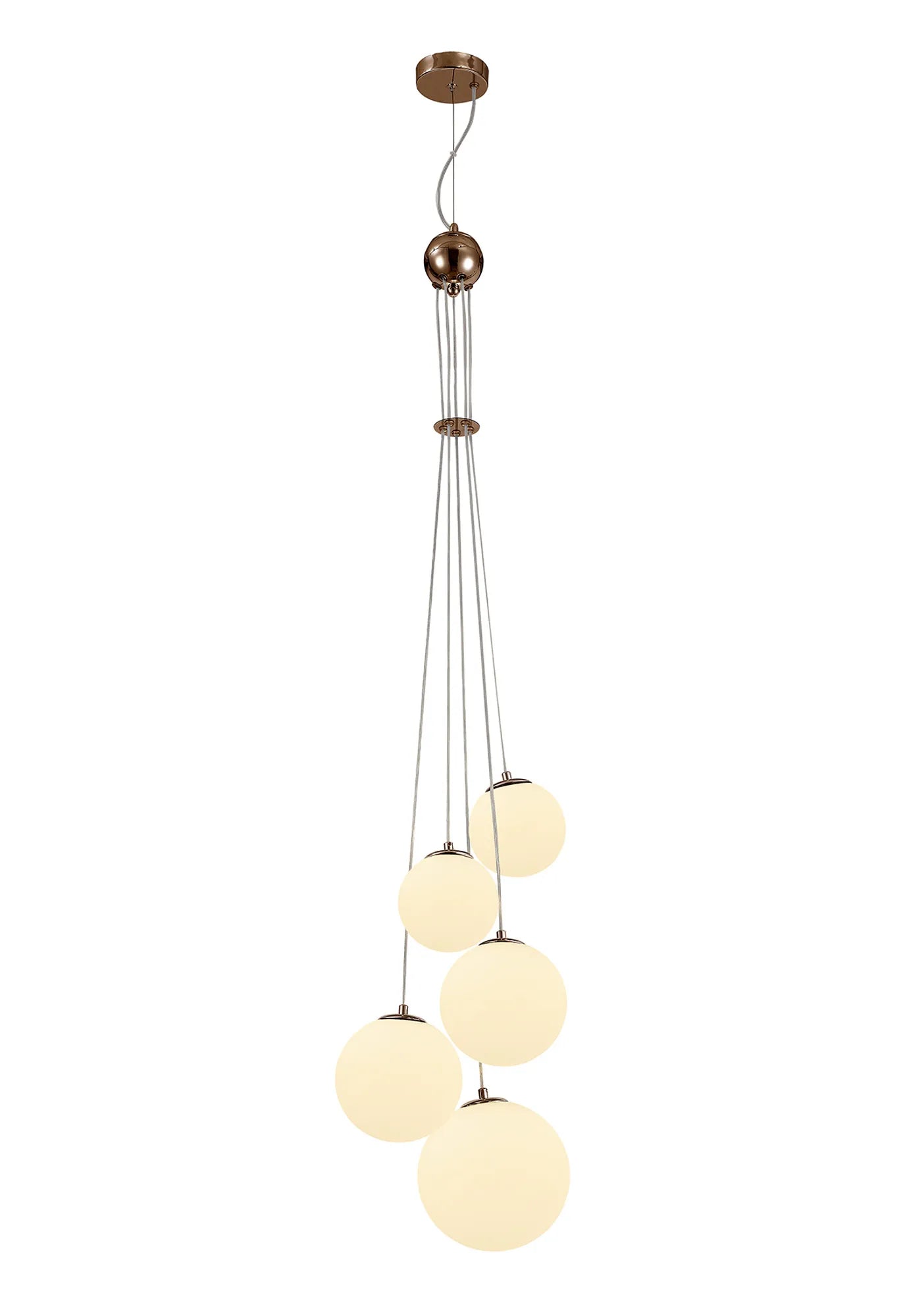Modern Austin 5-Light Cluster Pendant with G9 Base - Elegant Ceiling Lighting for Dining Room, Kitchen Island, or Entryway