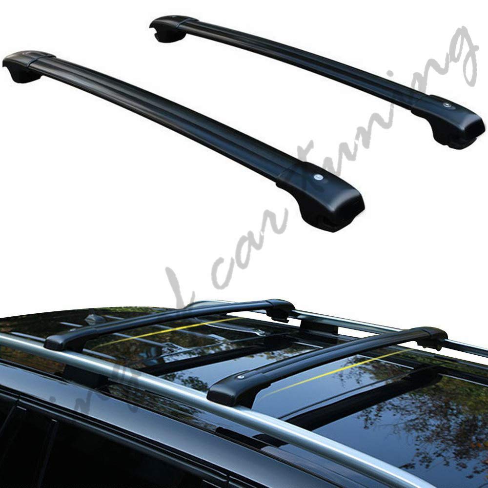 Lockable Adjustable Roof Rack Cross Bars for Jeep Renegade 2015-2019 - Heavy Duty Luggage Rail System for Secure Cargo Transport | Perfect for Road Trips, Camping & Outdoor Adventures