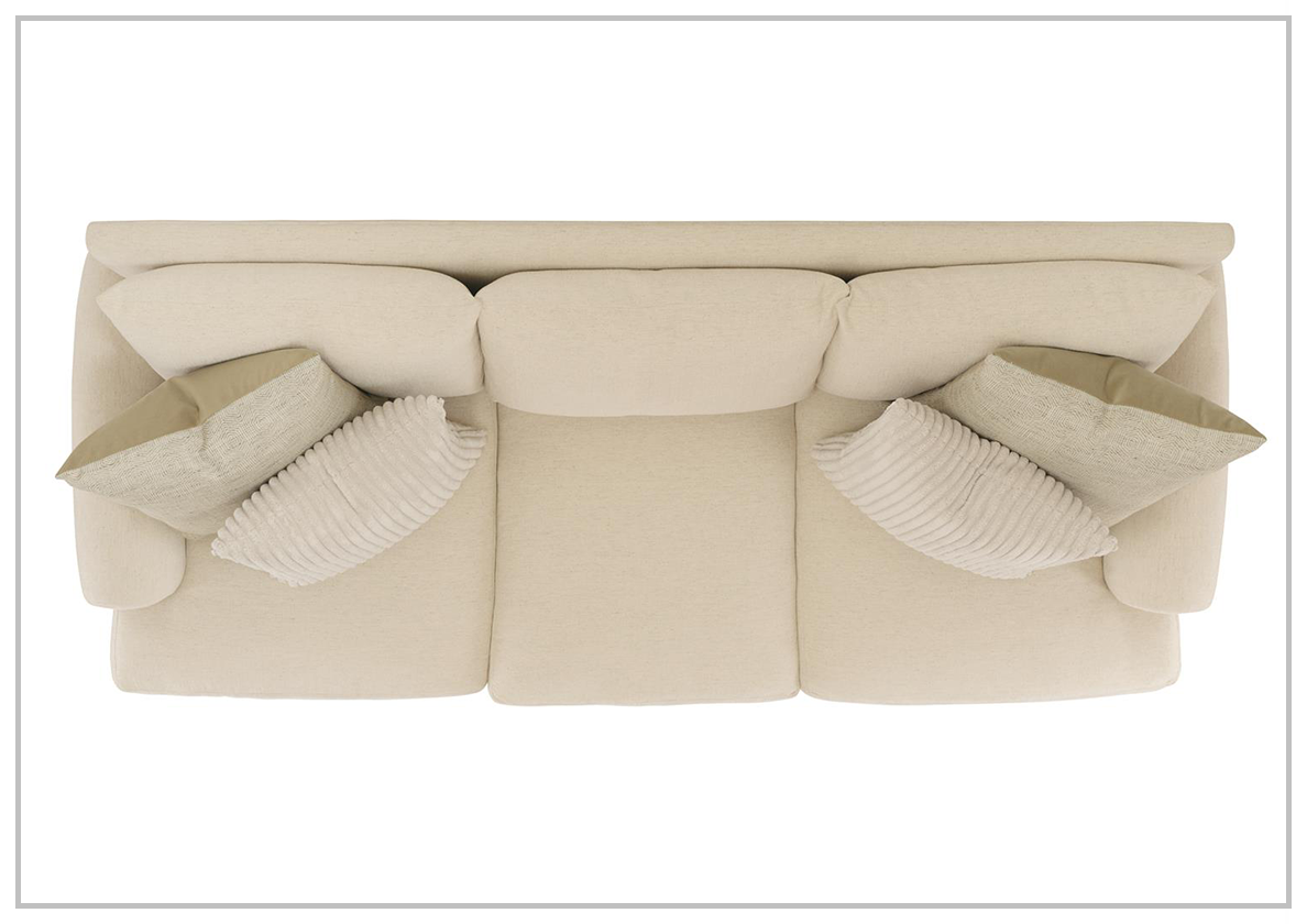 Bernhardt Isabella Fabric Sofa with Plush Feather Down Cushions - Luxurious Comfort for Living Room, Lounge & Family Gatherings