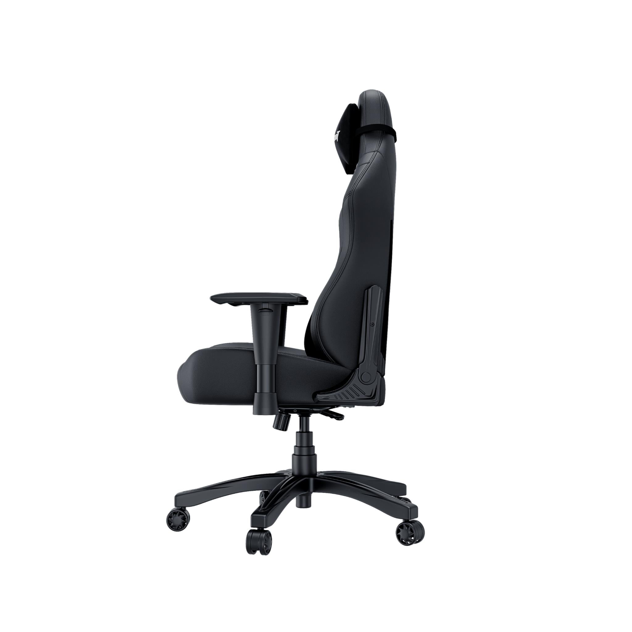 Anda Seat LUNA PVC Gaming Chair - Ergonomic Racing Style Video Game Chair with Adjustable Height & Lumbar Support - Perfect for PC, PS5, Xbox Gaming & Home Office (Black)