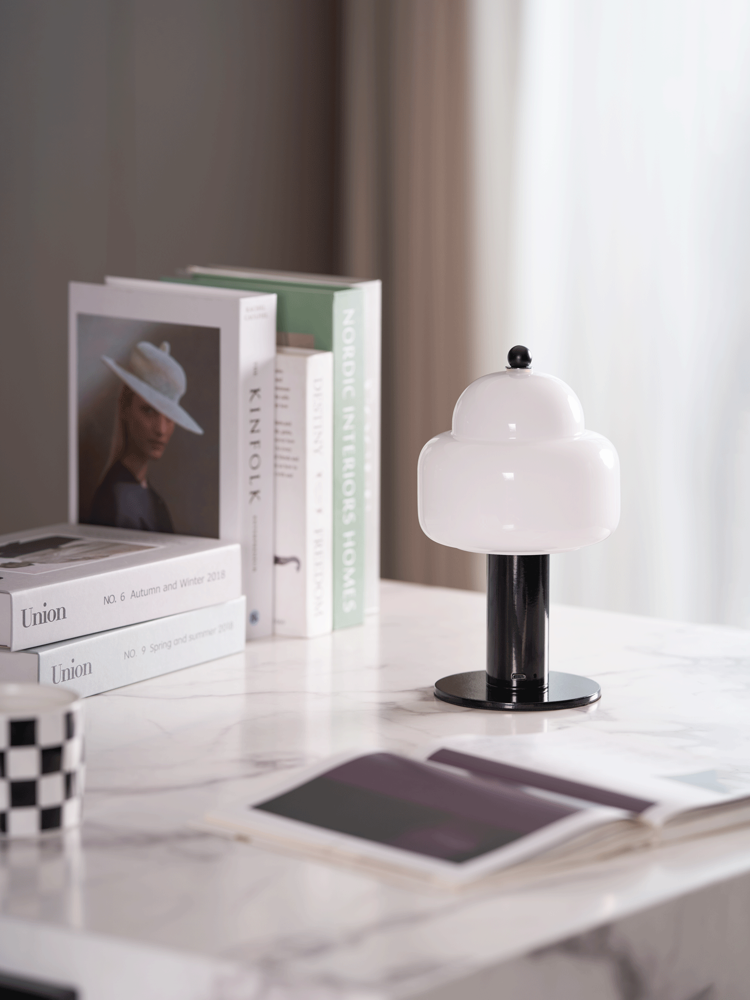 Cloud Dome Table Lamp - Modern LED Night Light for Bedroom, Living Room & Office - Perfect for Reading, Relaxing & Decor