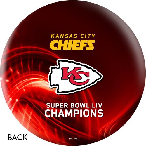 Kansas City Chiefs Super Bowl 54 Champions Commemorative Red Bowling Ball - Perfect for Game Day Parties, Sports Collectibles & Bowling Enthusiasts