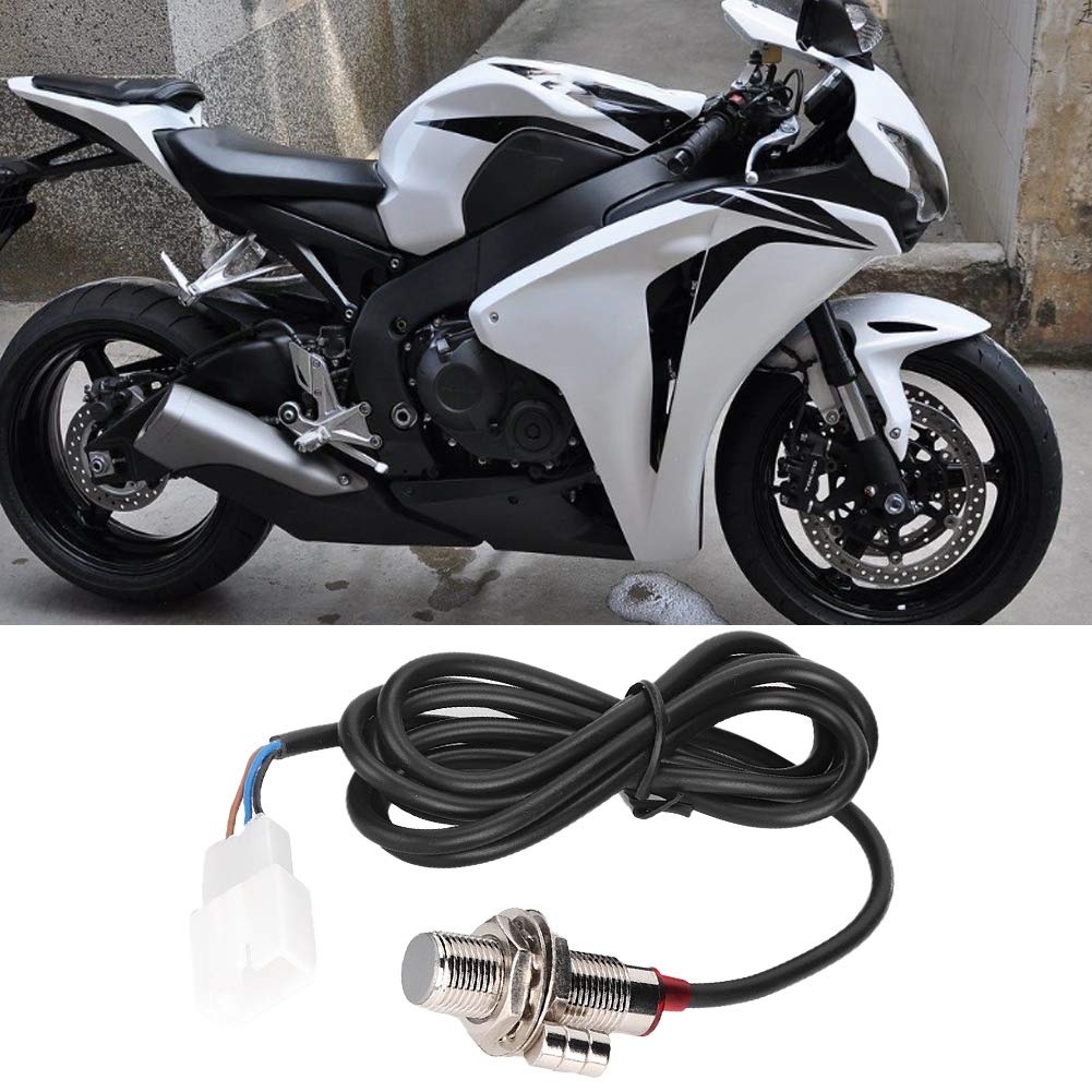 Aramox Motorcycle Speedometer Sensor Cable with 3 Magnets - Compatible with Digital Odometer & Speedometer - Perfect for Harley, Honda, Yamaha & More - Easy Installation for Accurate Speed Readings
