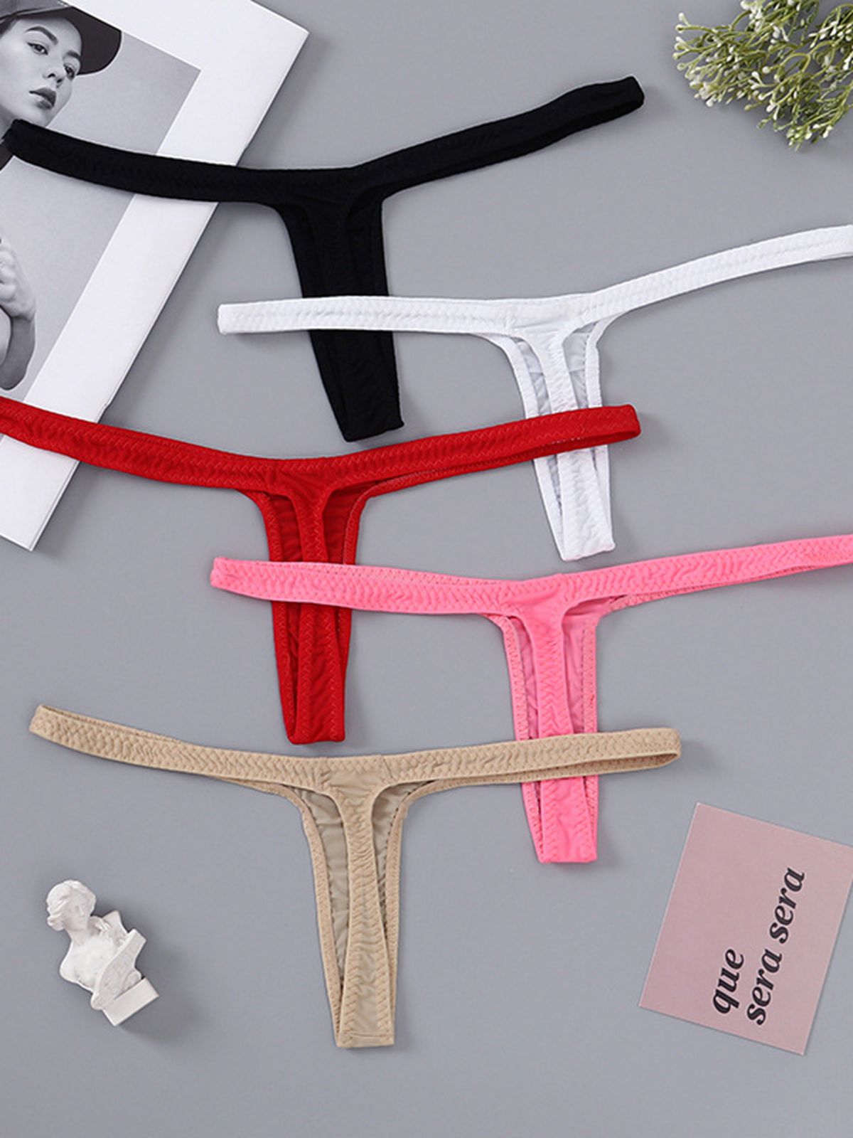 ZASUWA Women's Sexy T-Back Thong Panties - Comfortable & Breathable Underwear for Daily Wear, Sleep & Intimate Moments
