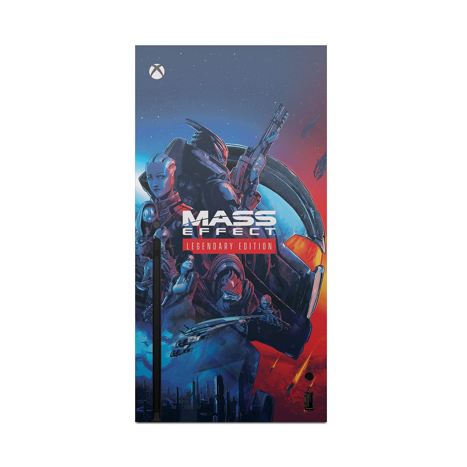 Official EA Bioware Mass Effect Legendary Graphics Matte Vinyl Skin Gaming Sticker Decal - Compatible with Xbox Series X Console & Controller Bundle - Perfect for Gaming Setups & Collectors