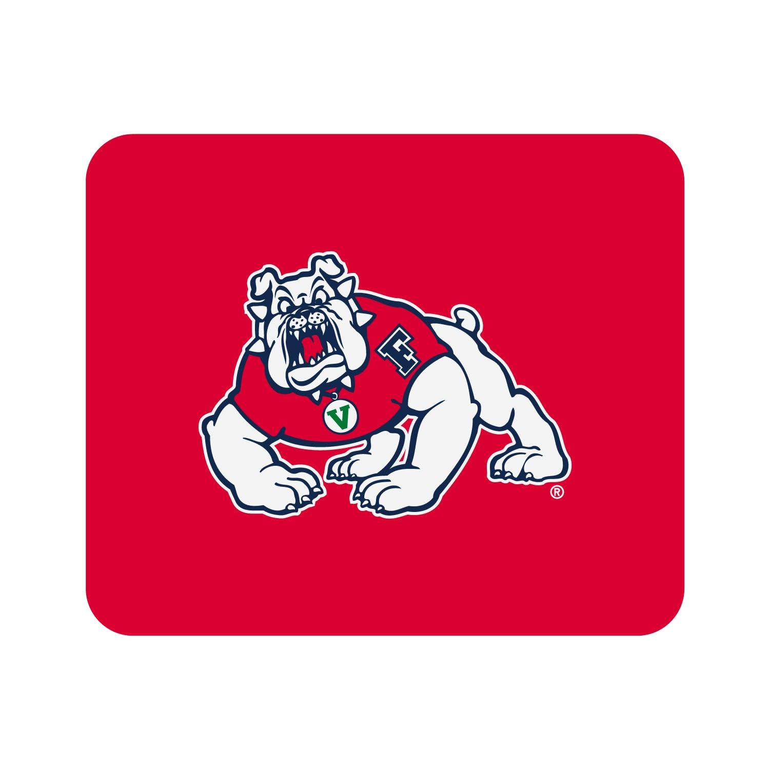 Fresno State University Mouse Pad - Non-Slip Fabric Gaming Mouse Mat with Classic Black Design for Office, Home & School Use