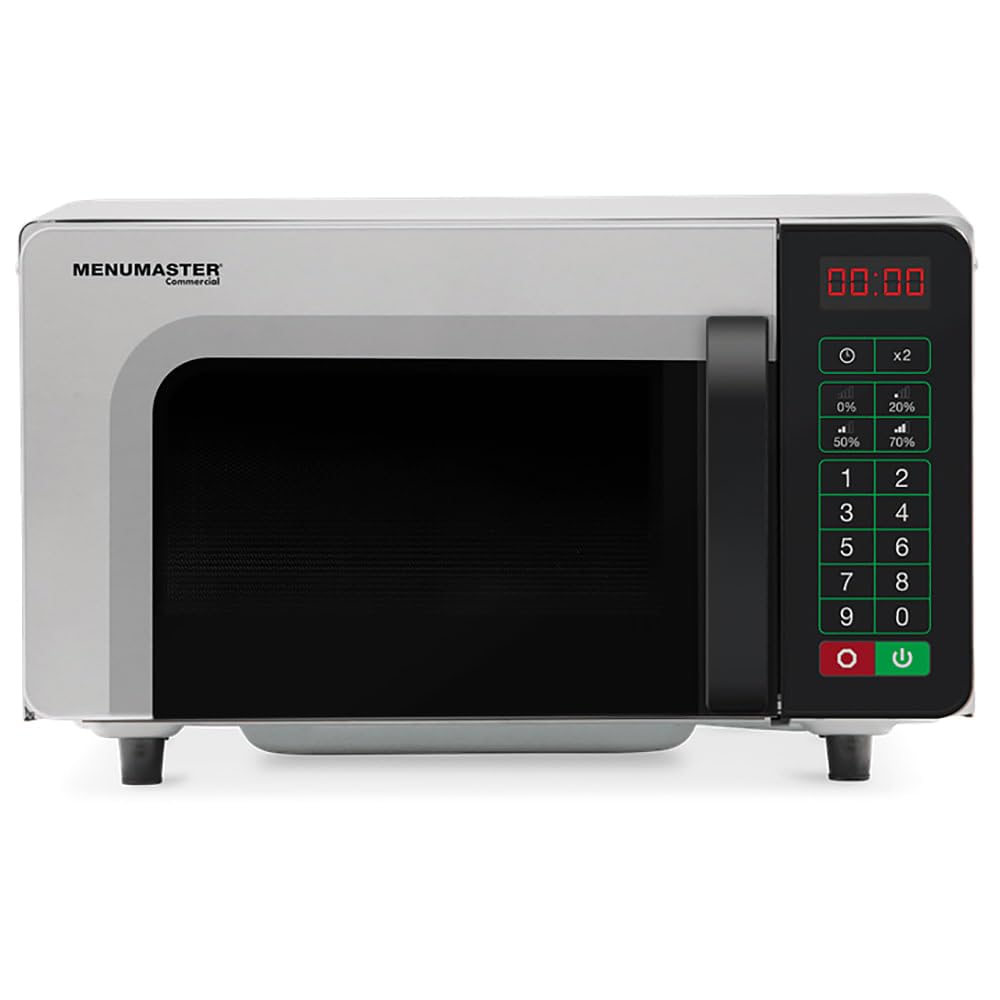 Menumaster MMS10TSA Commercial Microwave Oven - 0.8 Cu Ft, 1000W, Countertop - Perfect for Restaurants, Cafes & Small Kitchens