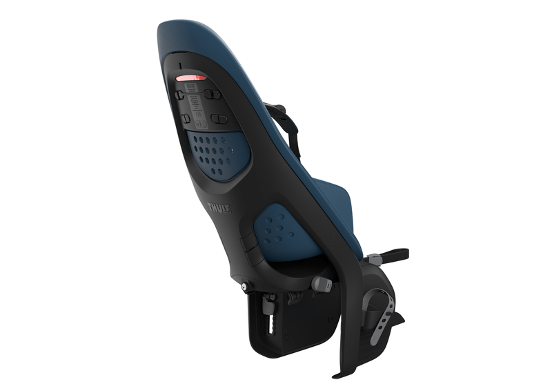 Thule Yepp 2 Maxi Rack Mount Child Bike Seat - Universal Fit for Bicycles, Safe & Comfortable Toddler Carrier - Perfect for Family Cycling, Commuting & Outdoor Adventures