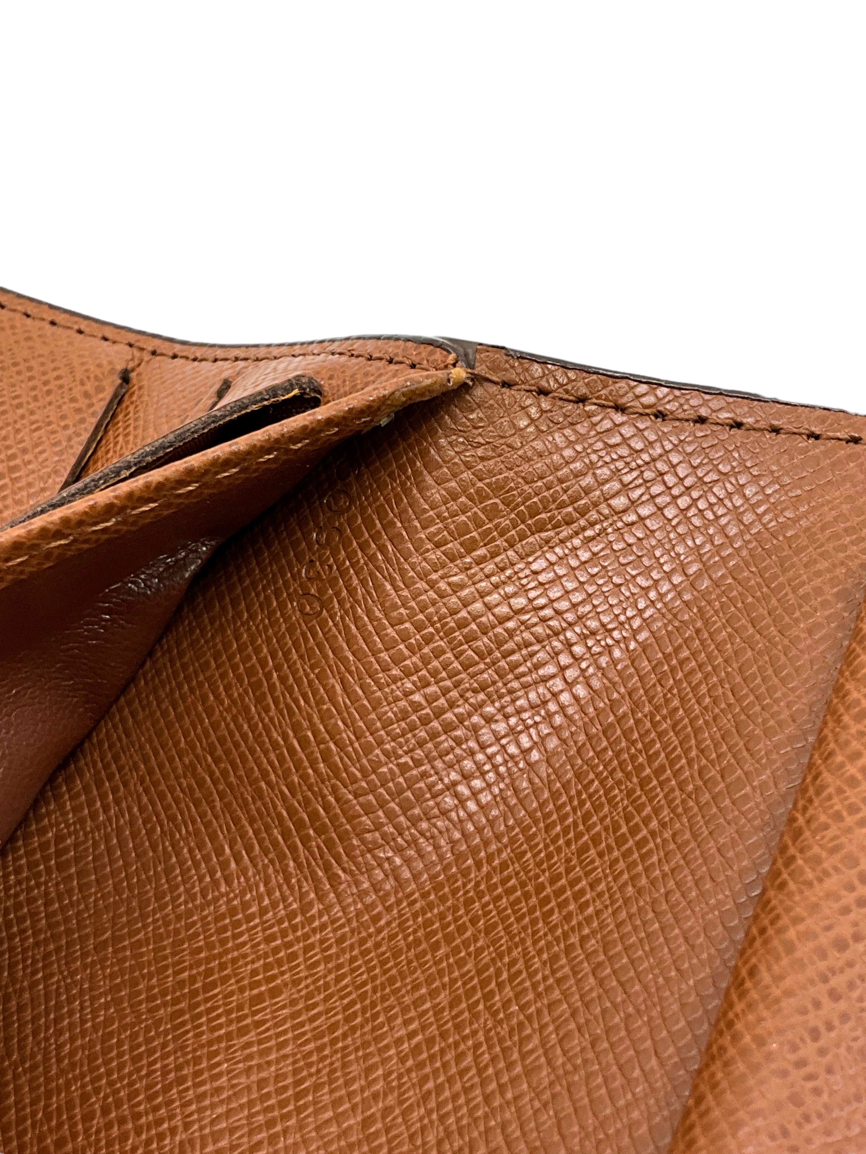 Louis Vuitton Monogram Canvas Porte Tresor International Wallet - Luxury Slim Card Holder for Travel & Everyday Use