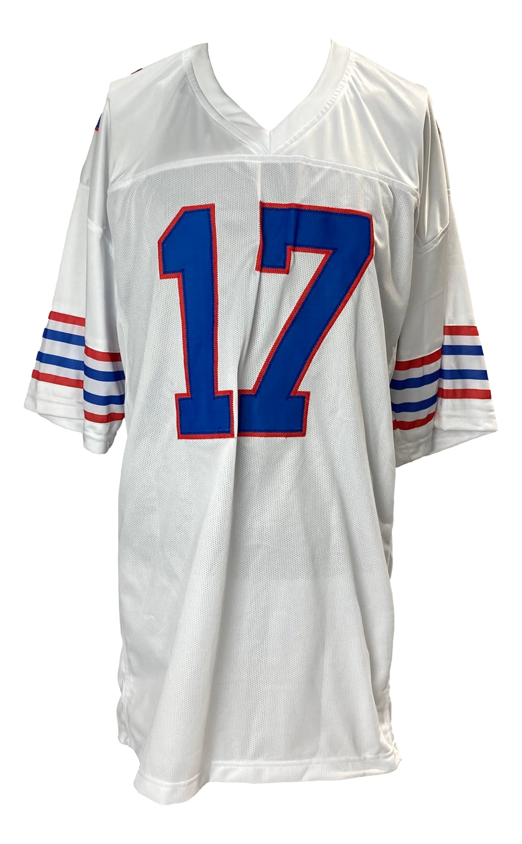 Josh Allen Signed Buffalo Bills White Pro Style Football Jersey with BAS ITP Hologram - Authentic NFL Memorabilia for Collectors & Sports Fans, Perfect for Display in Man Cave or Game Room