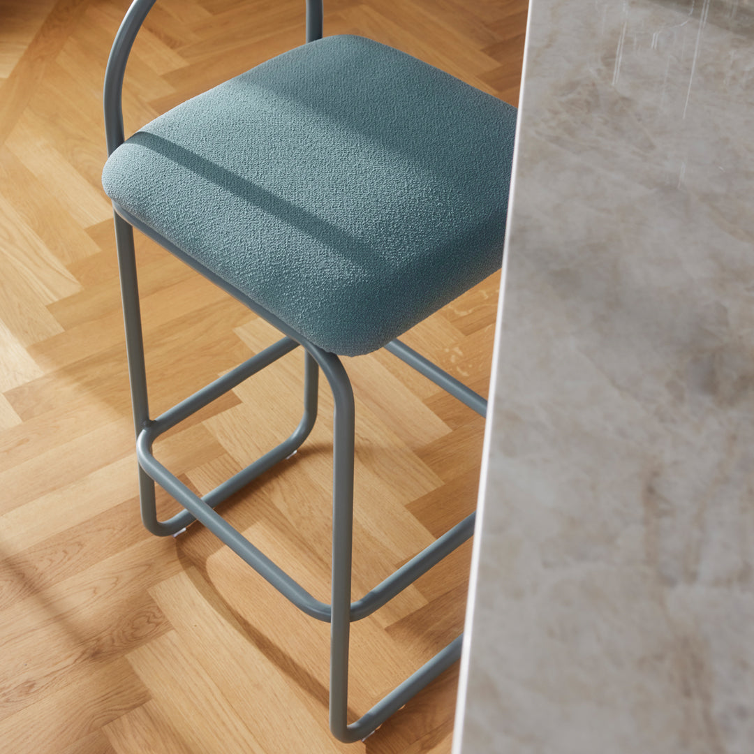 Angui Counter Height Bar Stool - Adjustable Swivel Stool for Kitchen Island, Breakfast Bar & Home Pub - Modern Dining Chair with Footrest
