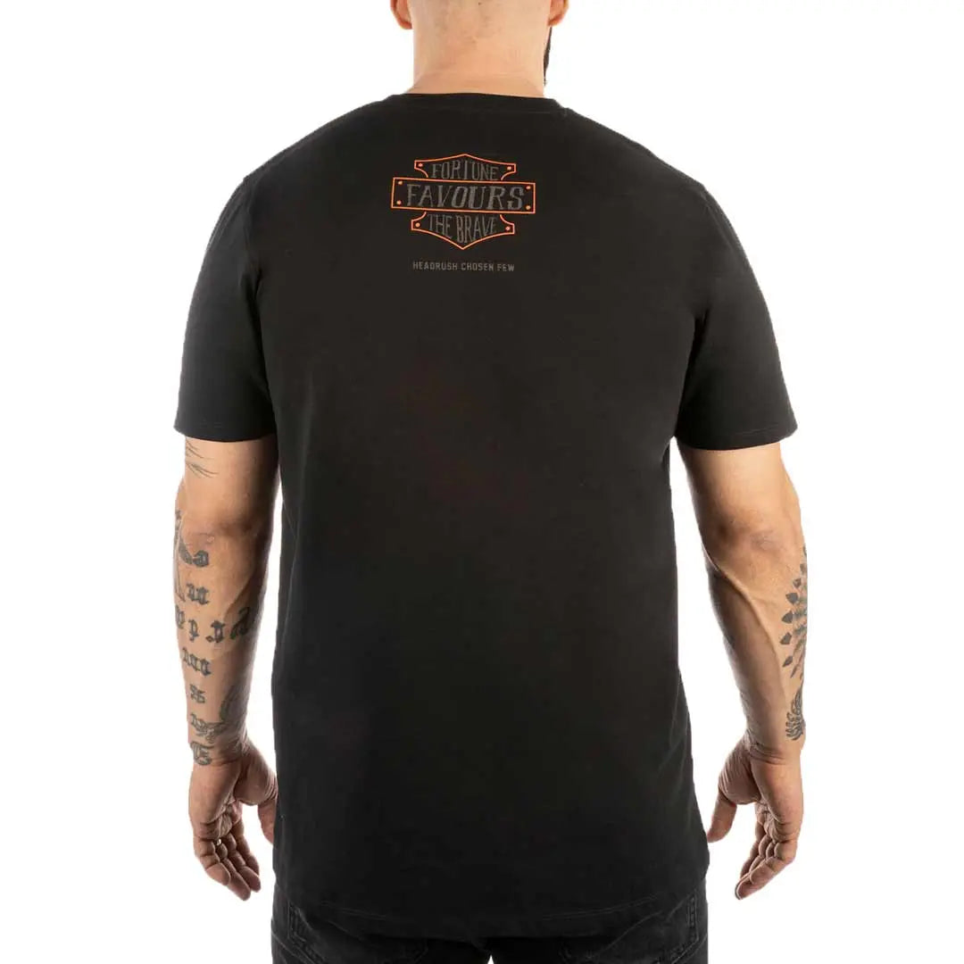 Headrush Men's Original Worldwide T-Shirt - Comfortable Cotton Tee for Casual Wear, Travel & Everyday Outfits