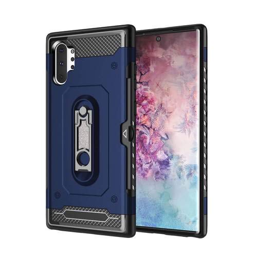 Rugged Armor Case for Samsung Galaxy Note 10 with Metal Kickstand | Dual Layer Hybrid Protection | Shock Absorbing & Card Slot | Perfect for Outdoor Adventures & Daily Protection
