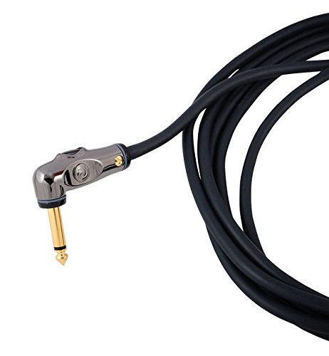 D'Addario Custom Series Circuit Breaker Guitar Cable - 10ft Right Angle 1/4