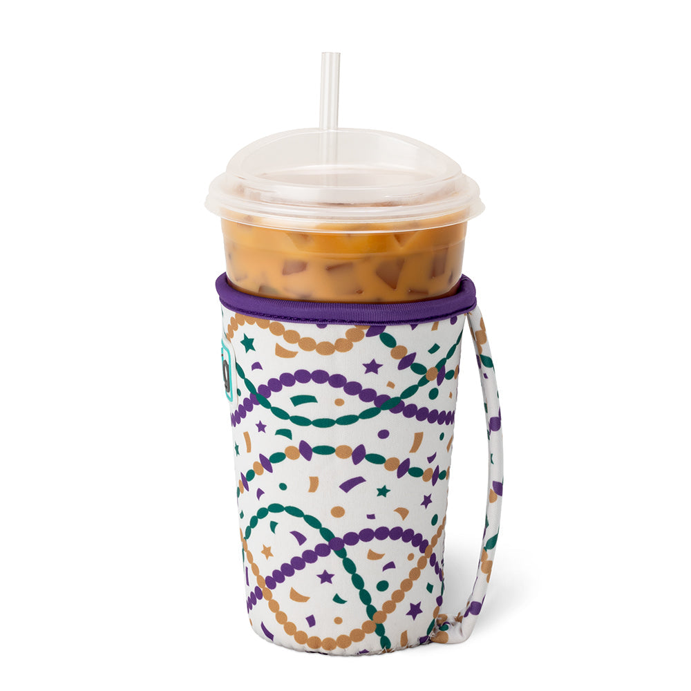 Hey Mister! Medium Iced Cup Coolie - Insulated Sleeve for 16-20oz Coffee Cups, Perfect for Iced Coffee, Bubble Tea & Cold Drinks - Keep Beverages Chilled at Home, Office or On-the-Go